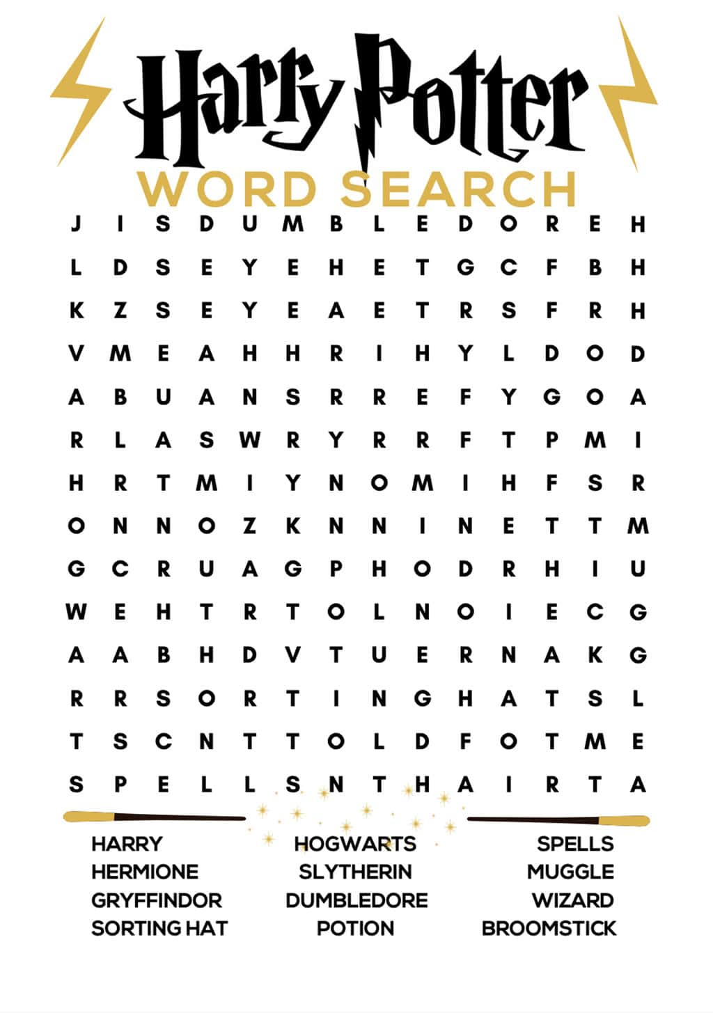 Harry Potter Word Search - Pretty Providence regarding Harry Potter Word Search Free Printable