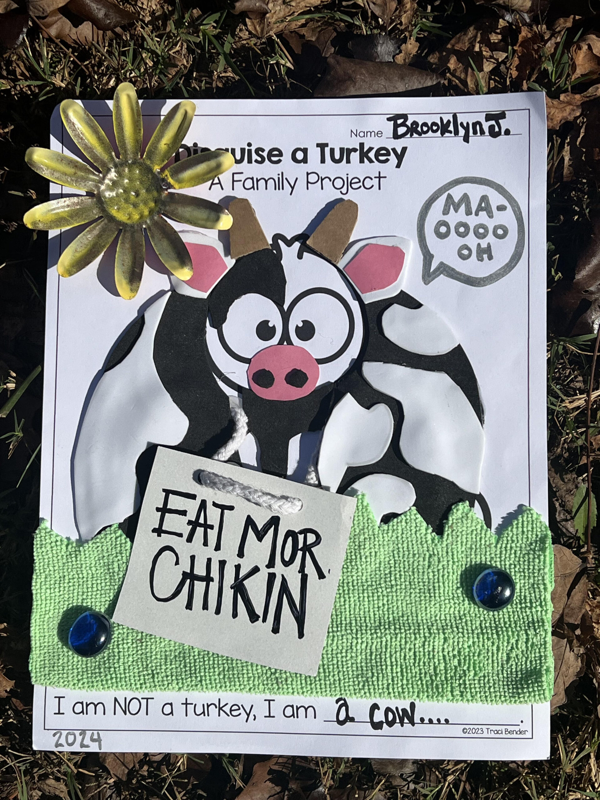 How To Disguise A Turkey 🦃 : R/Thanksgiving for Cow Turkey in Disguise