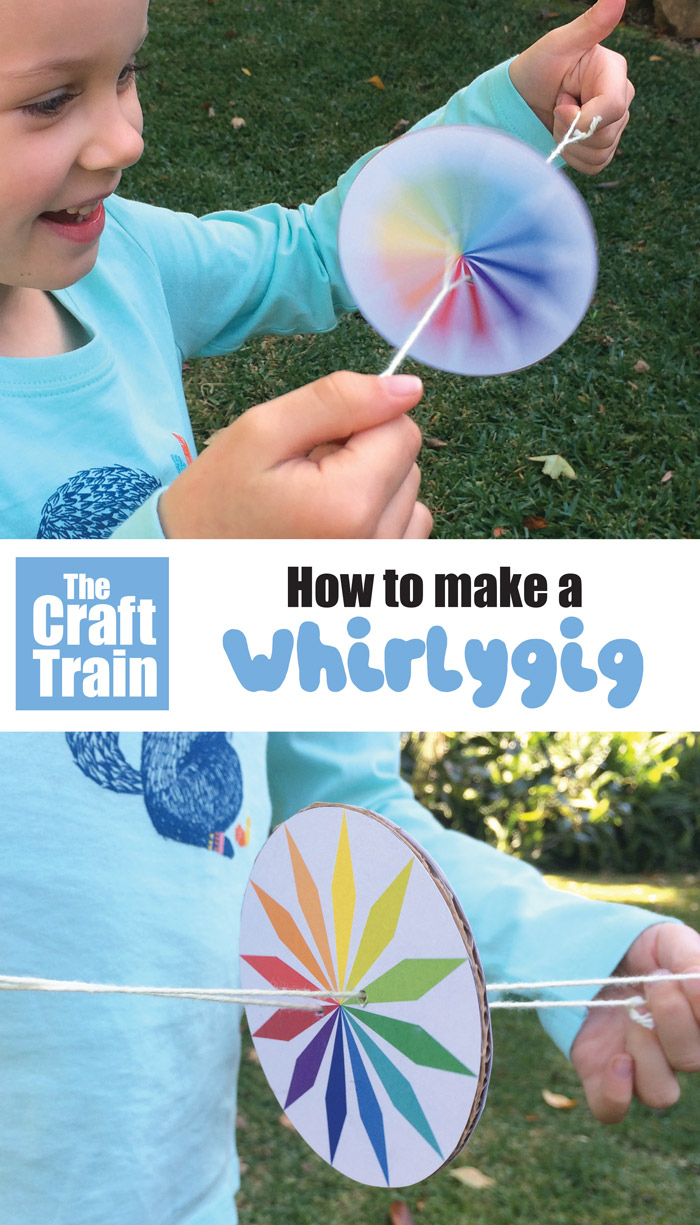 How To Make A Whirlygig - The Craft Train for Free Printable Paper Whirligig Patterns