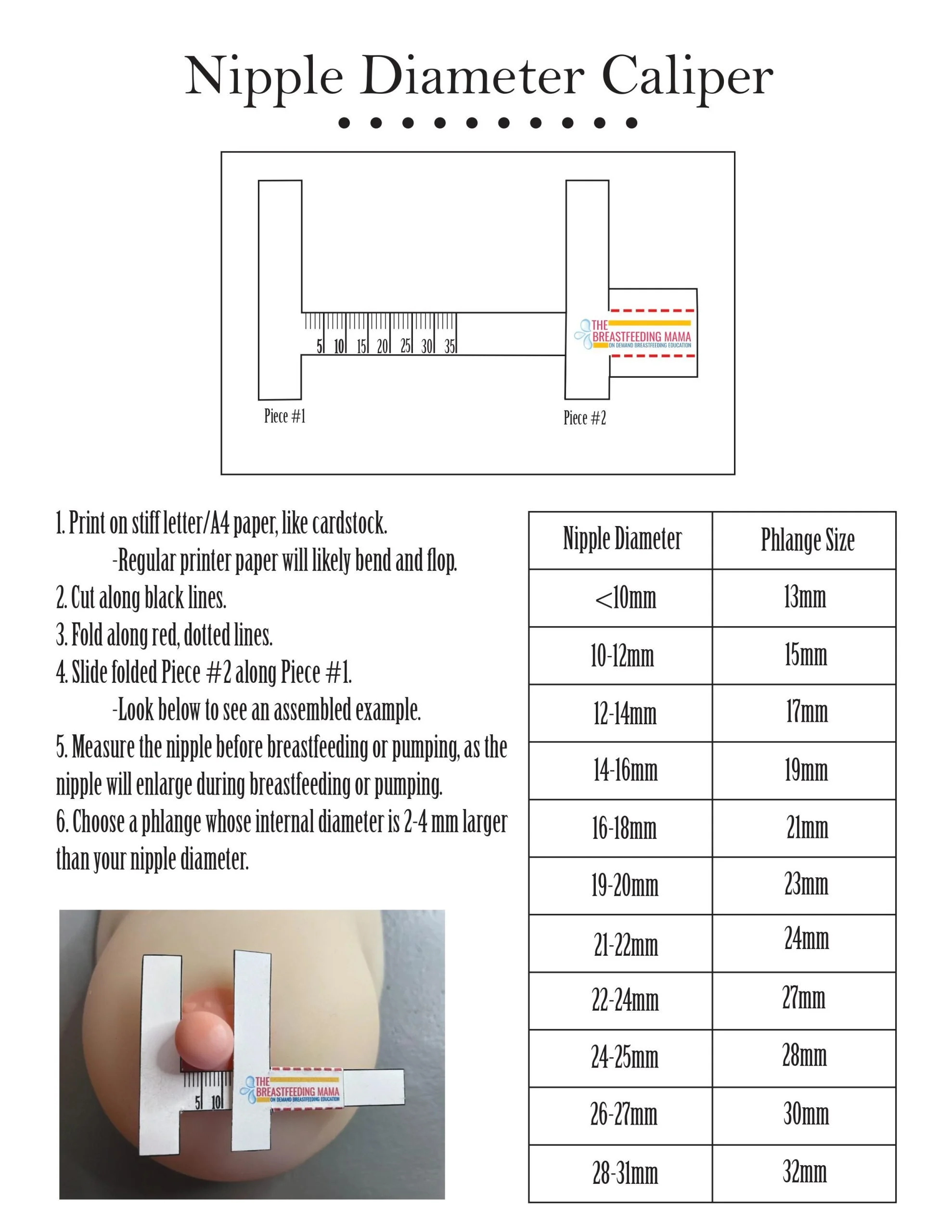 How To Measure Flange Size + Free Printable Ruler — The inside Free Printable Flange Size Ruler