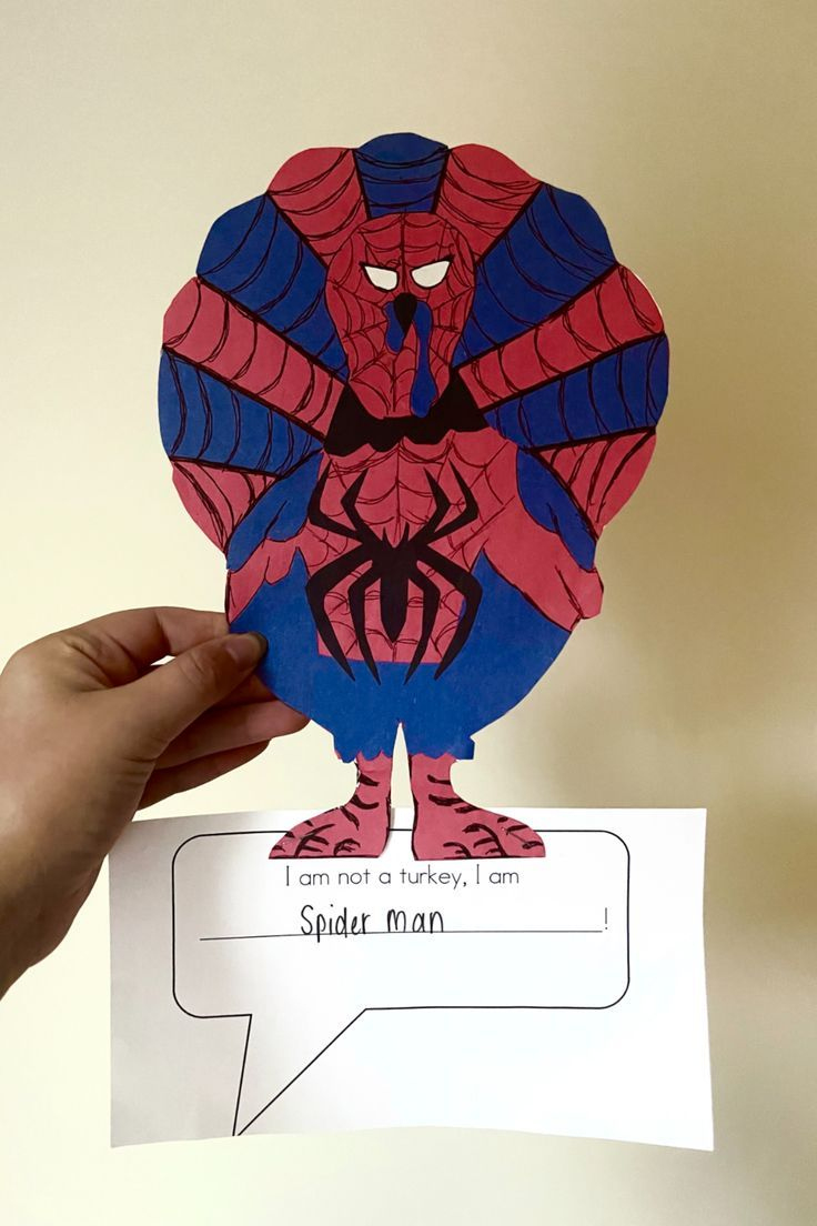 I Am Not A Turkey, I Am Spider Man within Turkey In Disguise Ideas Spiderman