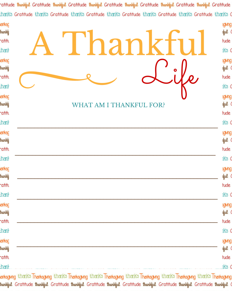 I Am Thankful For" Free Printable For Thanksgiving! - Momdot intended for Printable Lined Paper I am Thankful