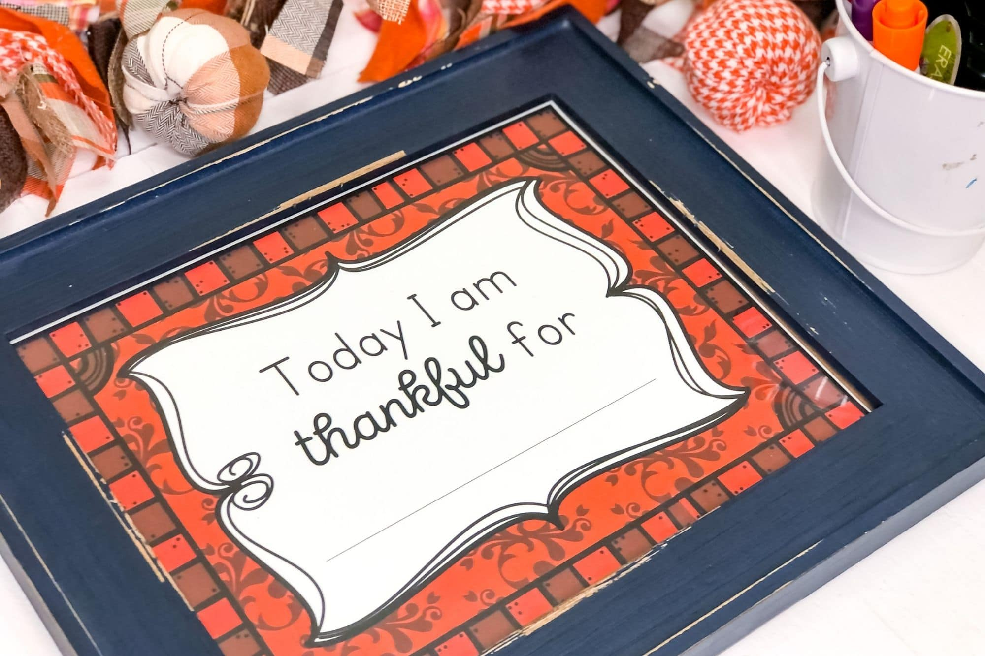 I Am Thankful For Printable - Beyond The Playroom in I am Thankful For Picture Frame Printable