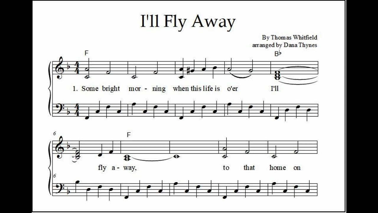 I&amp;#039;Ll Fly Away&amp;quot;: For Lead Sheet &amp;amp; Duet, Guitar Tabs, &amp;amp; Piano intended for Printable I Ll Fly Away Hymn Free Sheet Music