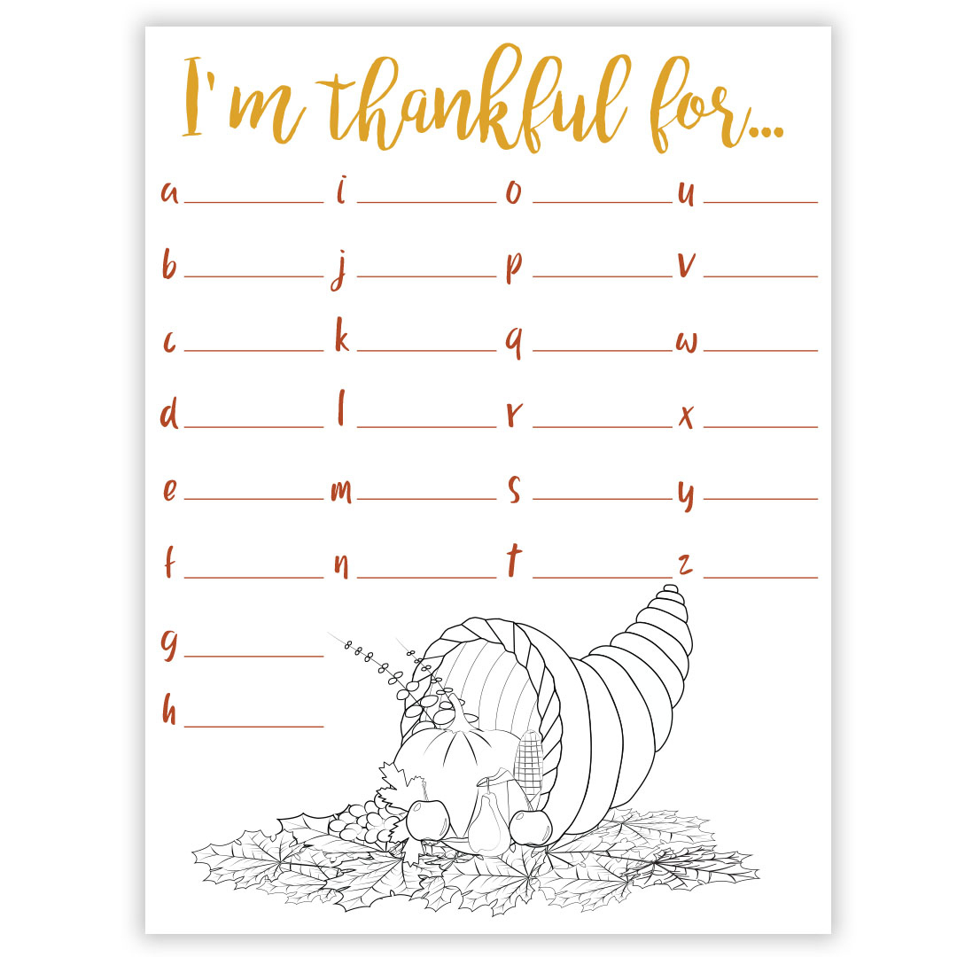 I&amp;#039;M Thankful For Gratitude Worksheet - Digital Download pertaining to I am Thankful For Printable Sheets