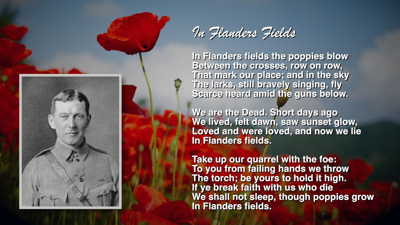In Flanders Fields – Vfw Post 3617 with regard to Veterans Day Poem Flanders Field