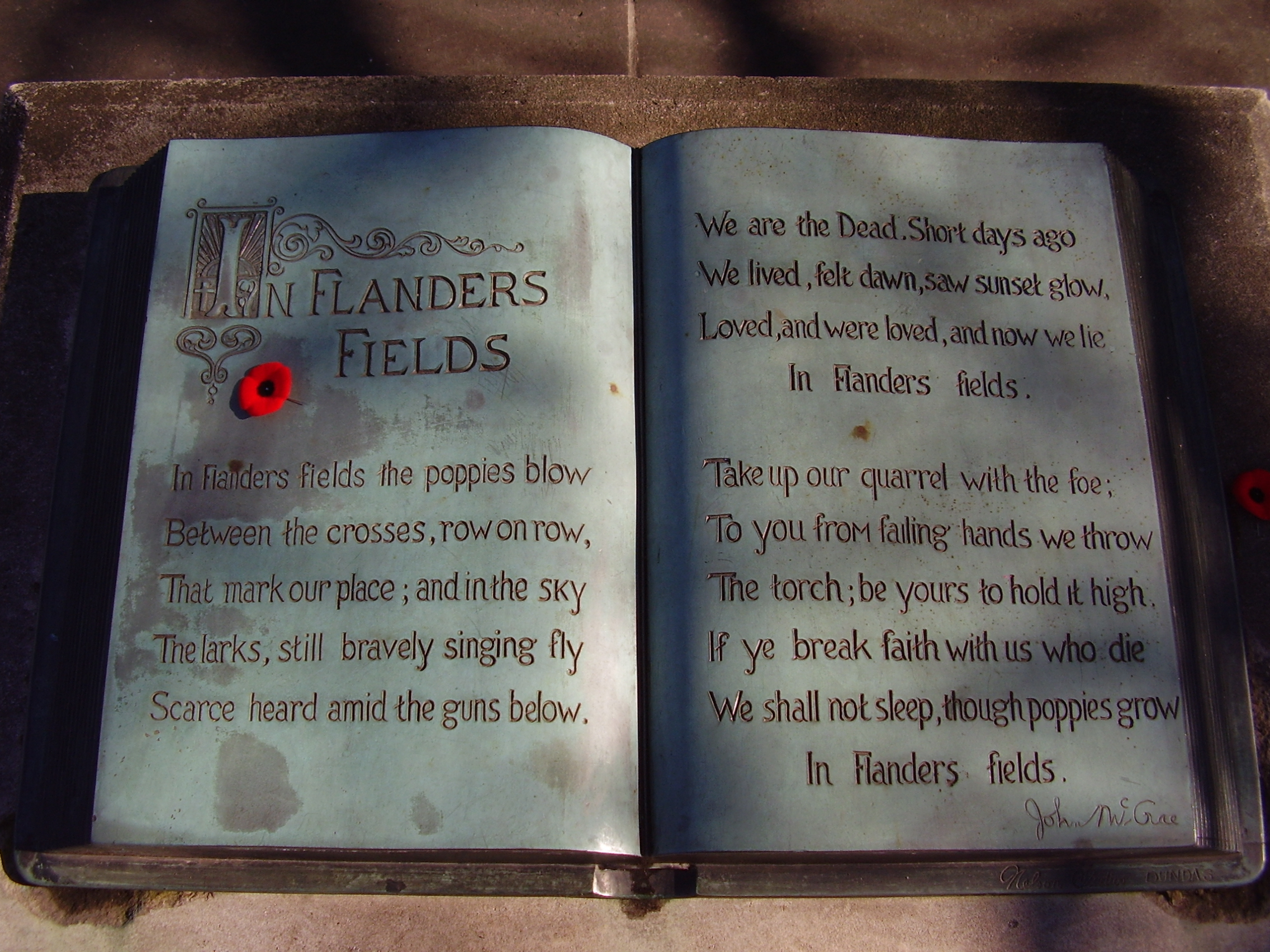 In Flanders Fields - Wikipedia with Veterans Day Poem Flanders Field