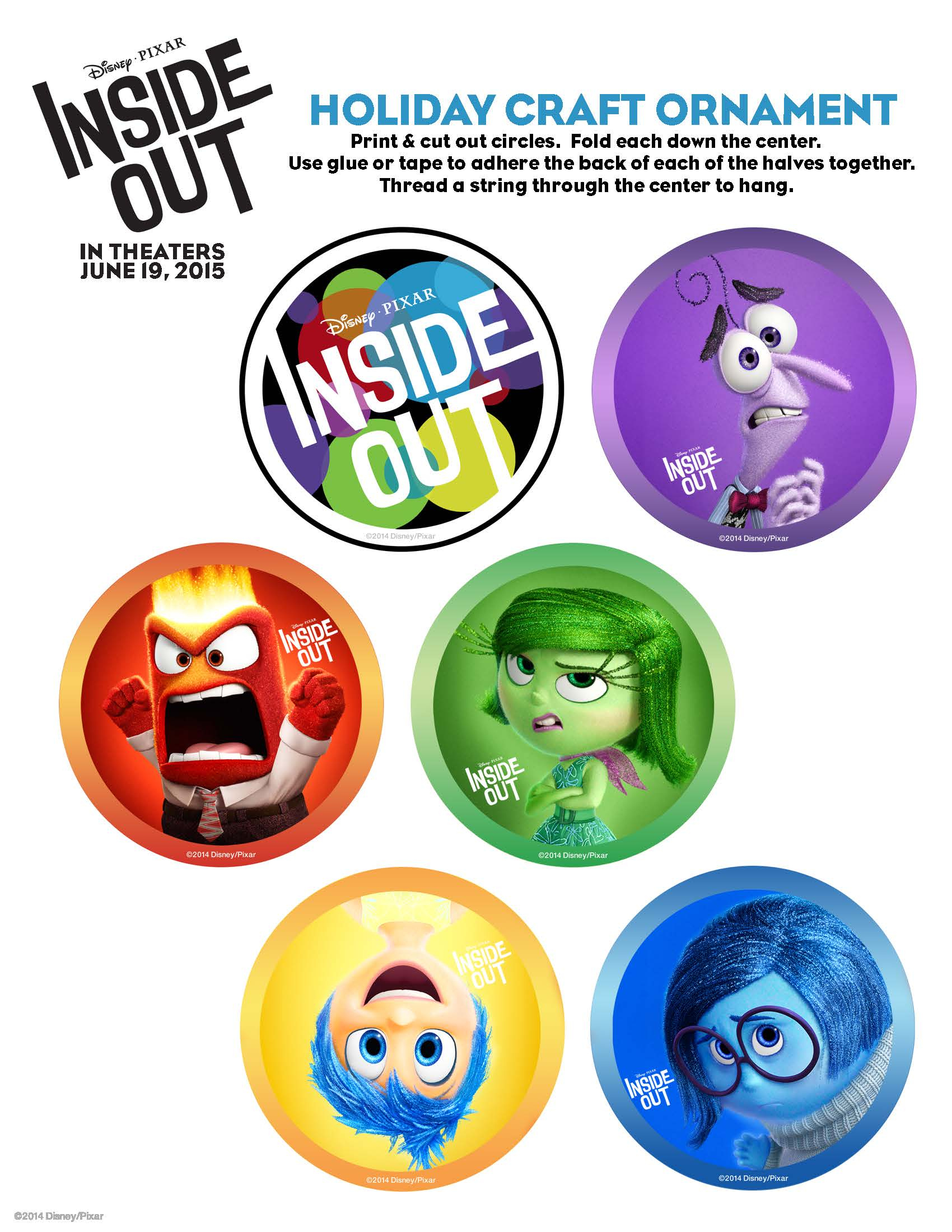 Inside Out 2 Printables! Free Disney Pixar Inside Out Printables within Free Inside Out Printables