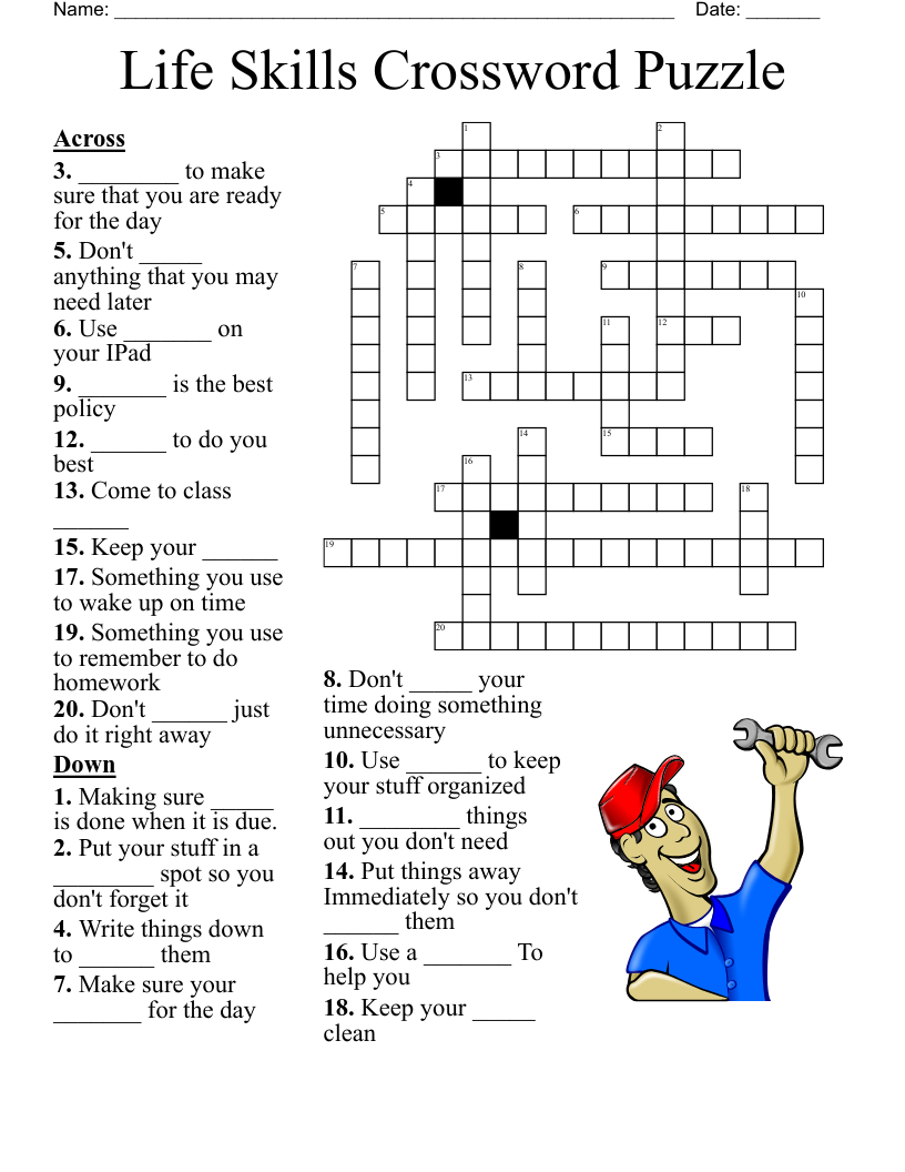 Intermediate Based Crossword - Wordmint throughout Intermediate Printable Crossword Puzzles