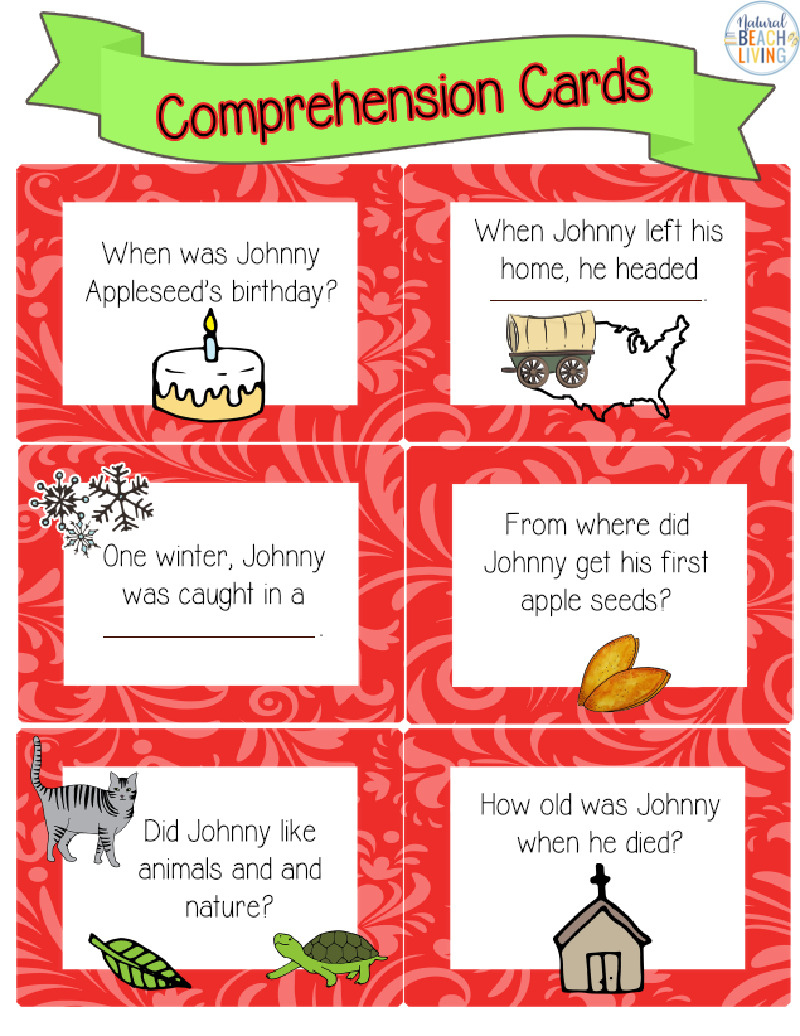 Johnny Appleseed Printable Activities And Craft - Natural Beach in Johnny Appleseed Printable Story