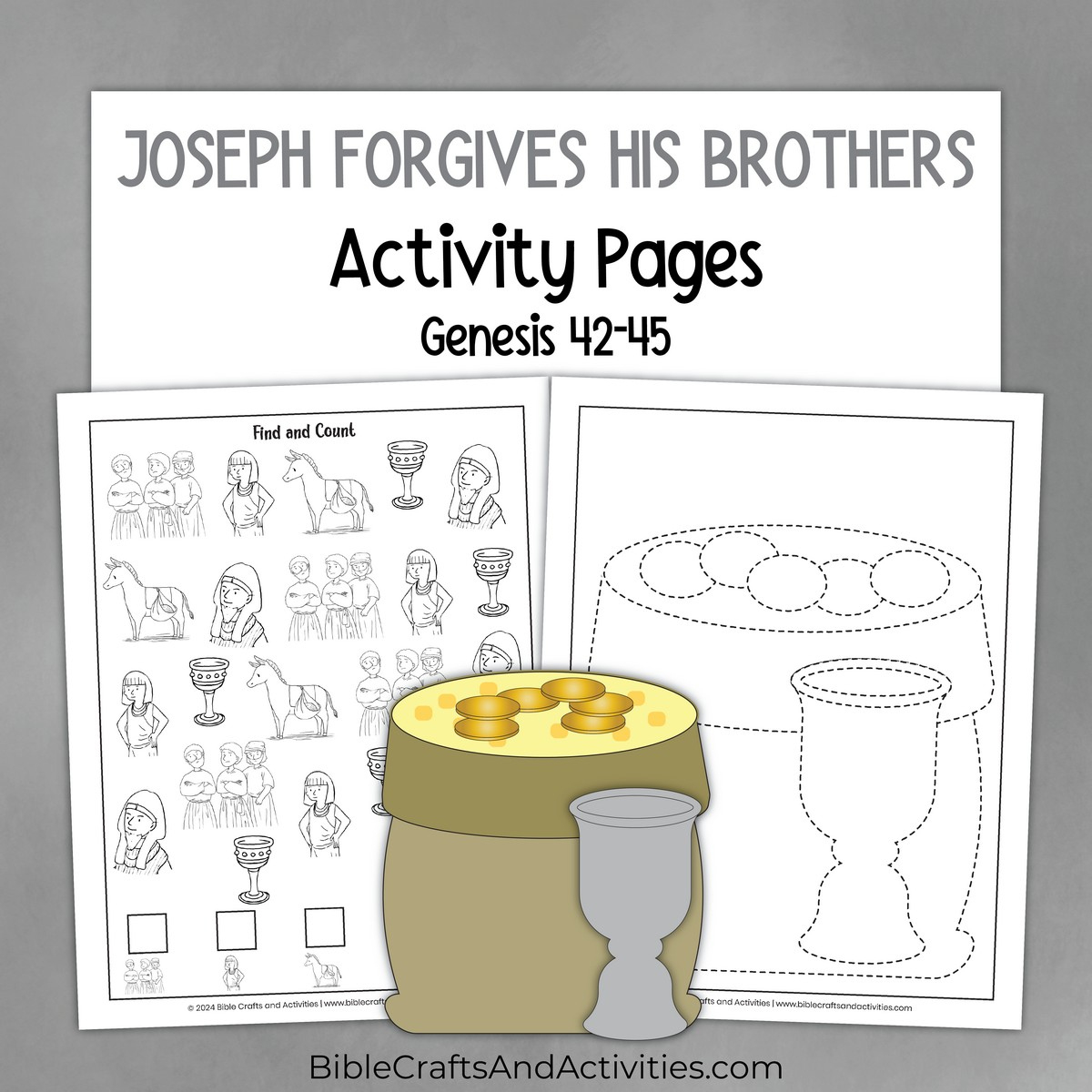 Joseph Forgives His Brothers Activity Pages with regard to Free Printable Joseph Forgives His Brothers Craft