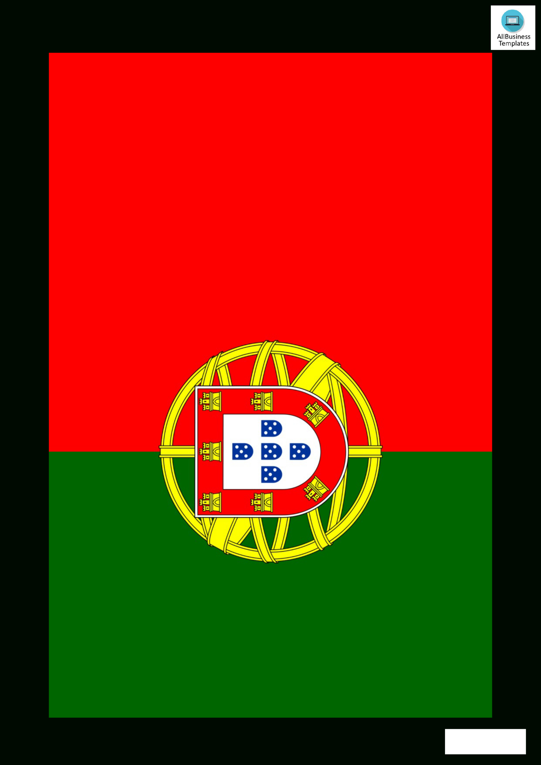 Kostenloses Portugal Flag in Printable Flag of Portugal