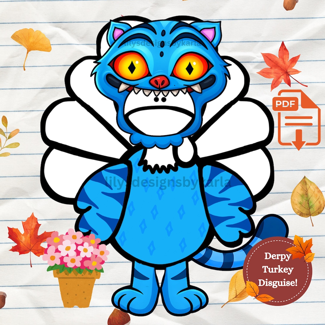 Kpop Derpy Disguise A Turkey, Derpy The Tiger Turkey Disguise pertaining to Turkey in Disguise Tiger