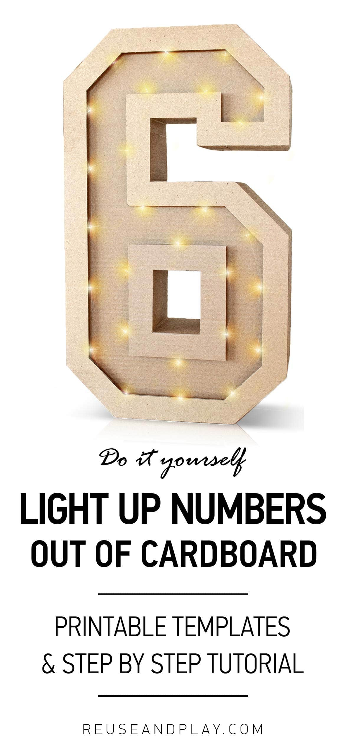 Large Light Up Numbers Templates | Reuse And Play regarding Free Printable Marquee Numbers