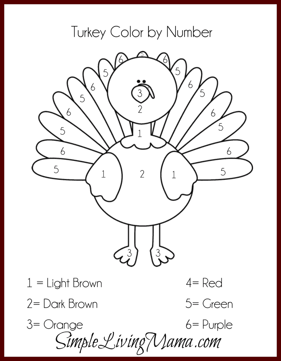 Leaf Turkey Craft For Kids - Simple Living Mama with regard to Thanksgiving Craft For Toddlers Printable