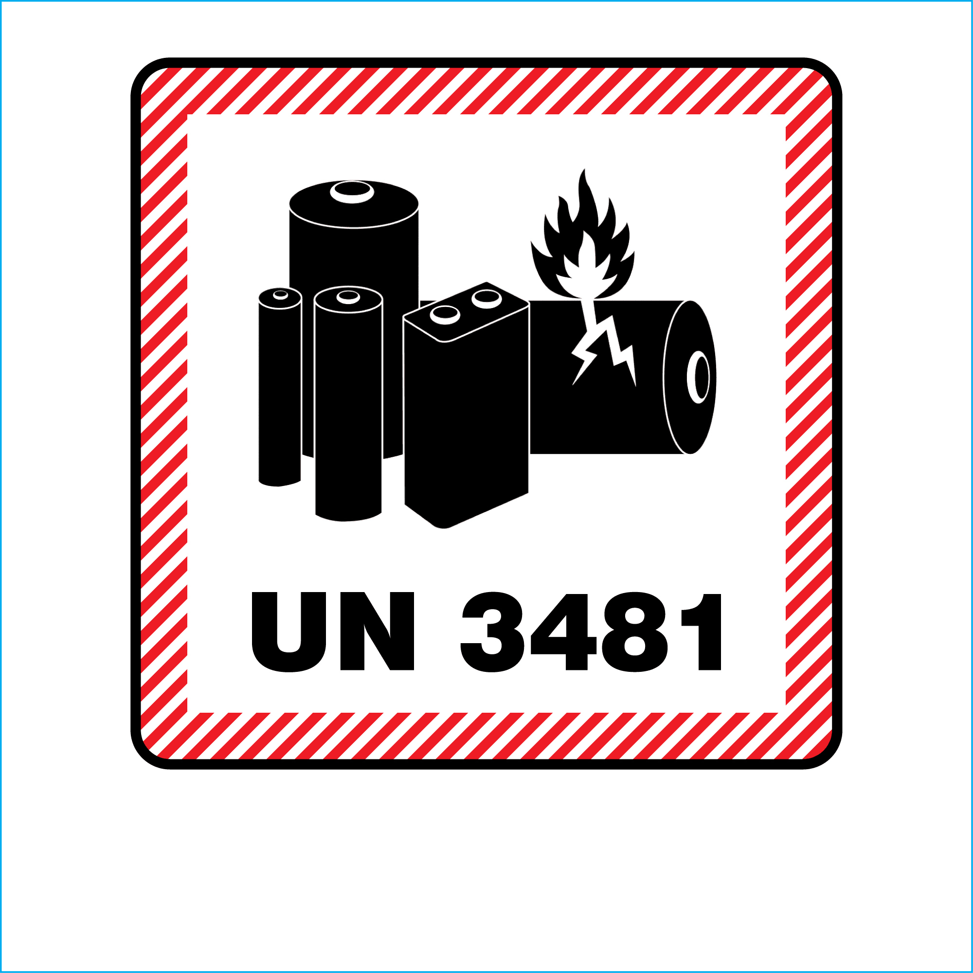 Lithium Ion Battery 100 Un3481 Lithium Battery Warning Labels within Fedex Free Printable Un3481 Label
