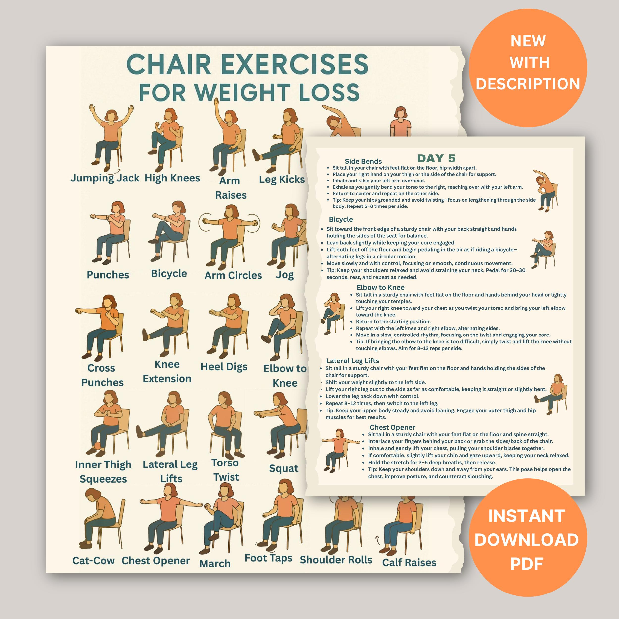 Lose Weight Seated Yoga Exercises For Seniors Free Printable Chair pertaining to Free Printable Chair Yoga Exercises For Seniors