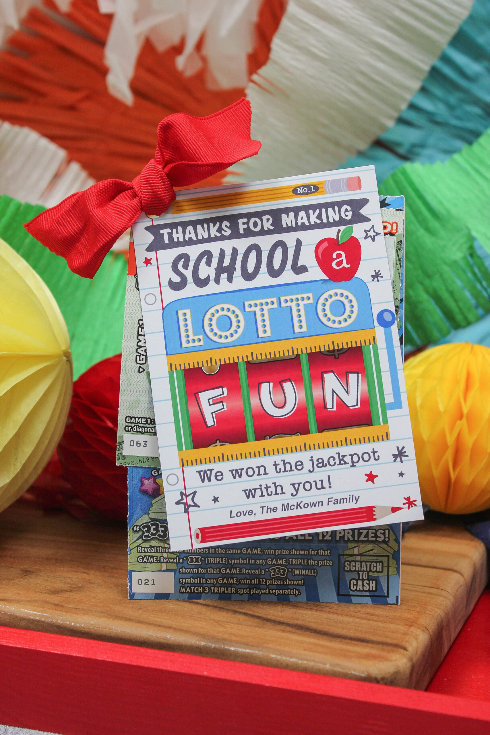 Lottery Ticket Teacher Gift Printable, Scratch Off Lottery Ticket intended for Lottery Ticket Teacher Appreciation Free Printable