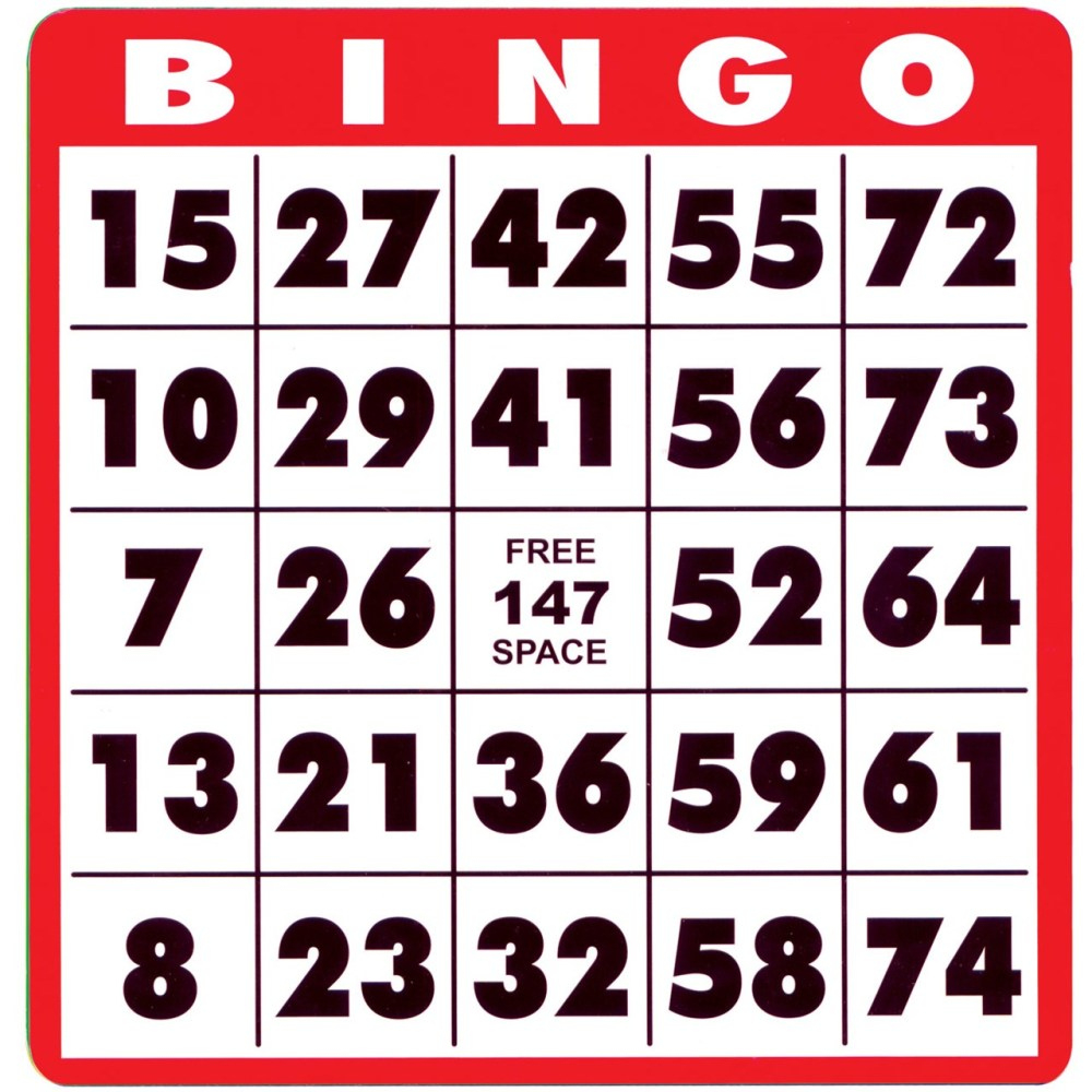 Low Vision Bingo Cards - Worksheets Library for Bingo Cards For Visually Impaired