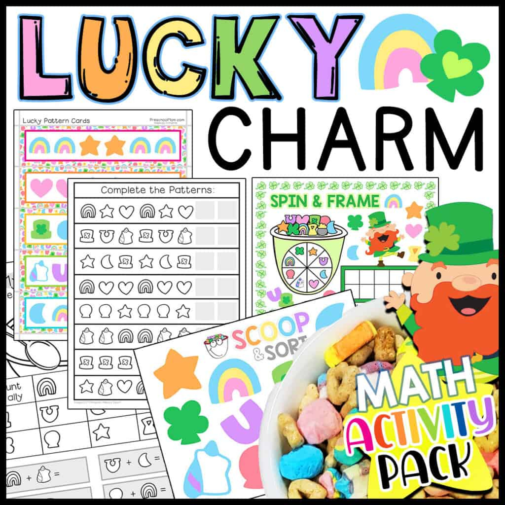 Lucky Charms Math Printables - Preschool Mom inside Lucky Charms Graphing Printable Free