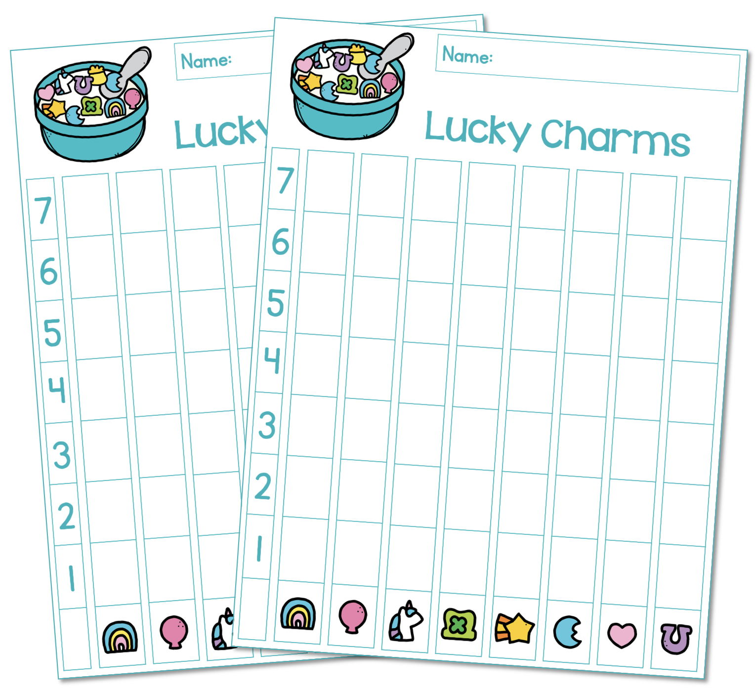 Lucky Charms Preschool Activities - Ms. Stephanie&amp;#039;S Preschool throughout Lucky Charms Graphing Printable Free