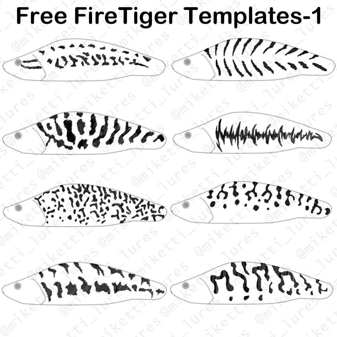 Lure Painting 5 Template - Worksheets Library within Free Printable Fishing Lure Stencils