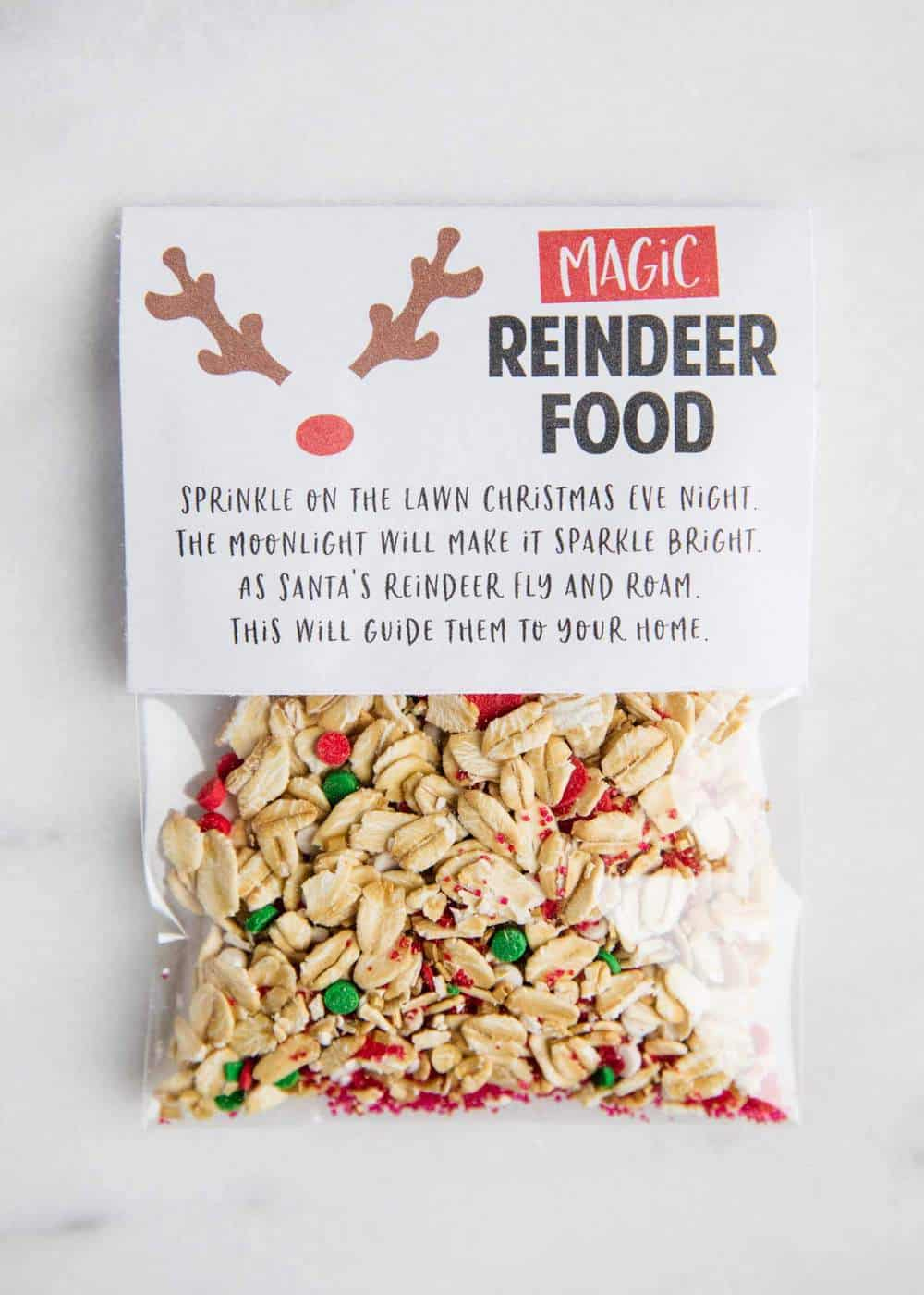 Magic Reindeer Food (+ Free Poem Printable!) - I Heart Naptime regarding Reindeer Food Free Printable
