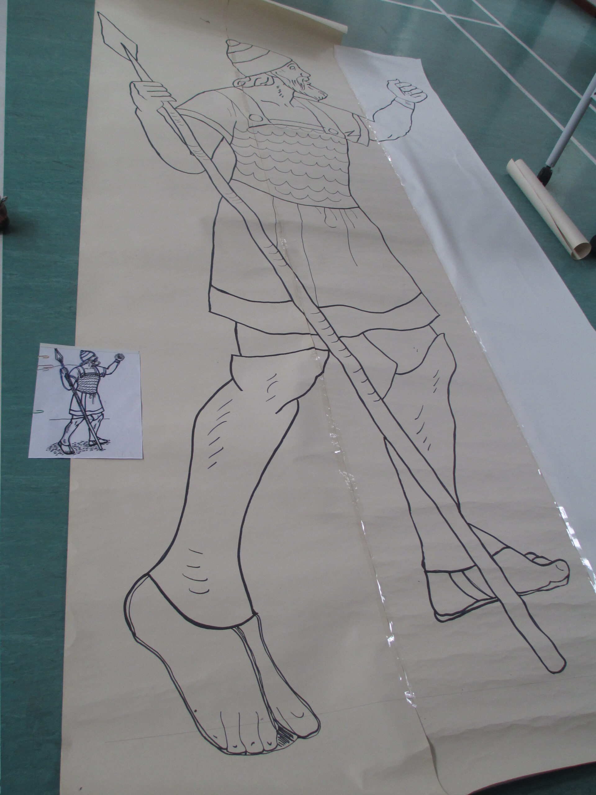 Make A Life-Size Goliath - Let Their Light Shine! for Life Size Goliath Printable