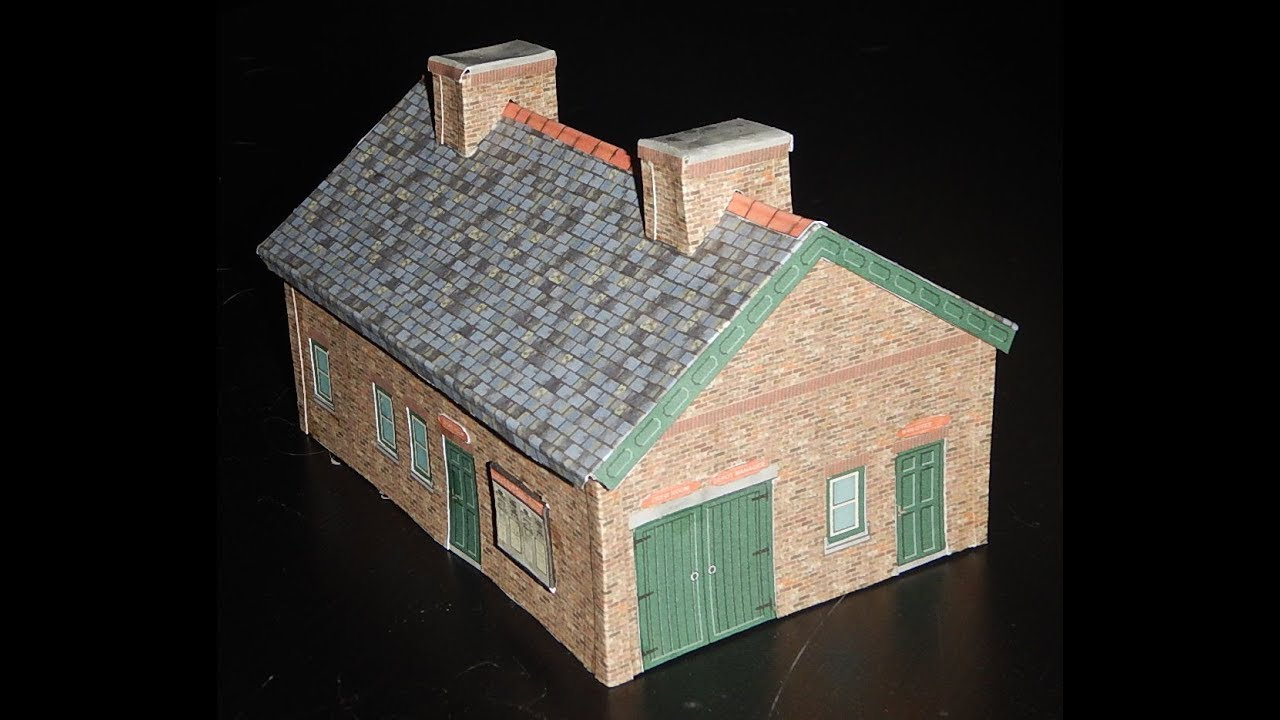 Make Your Own Free Model Engineering Shed Offices Ho Scale. throughout Free Printable Ho Scale Buildings