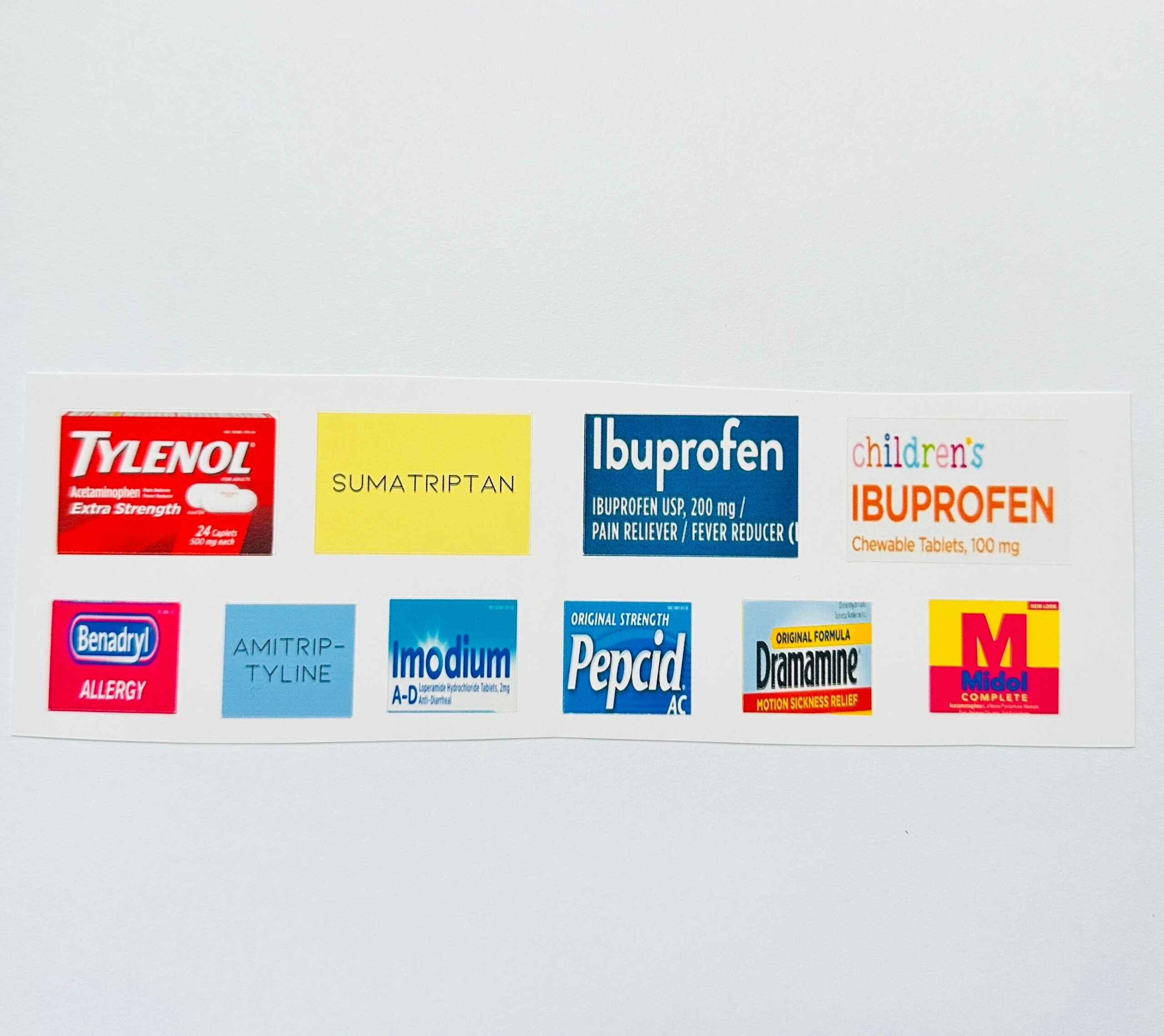 Medication Stickers For Your Pocket Pharmacy (No Pill Case Will Be Shipped  To You) Pharmacy Tech Day Gift, Medicine Stickers, Travel Pills with regard to Pocket Pharmacy Labels Free Printable