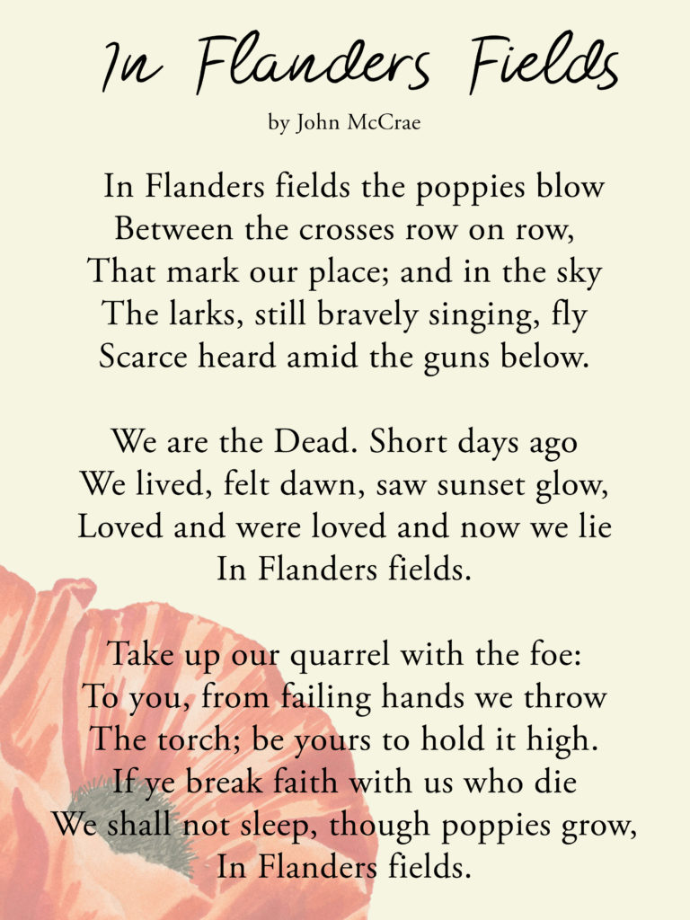 Memorial Day 2020: The History Of The Remembrance Poppy inside Veterans Day Poppy Field Poem