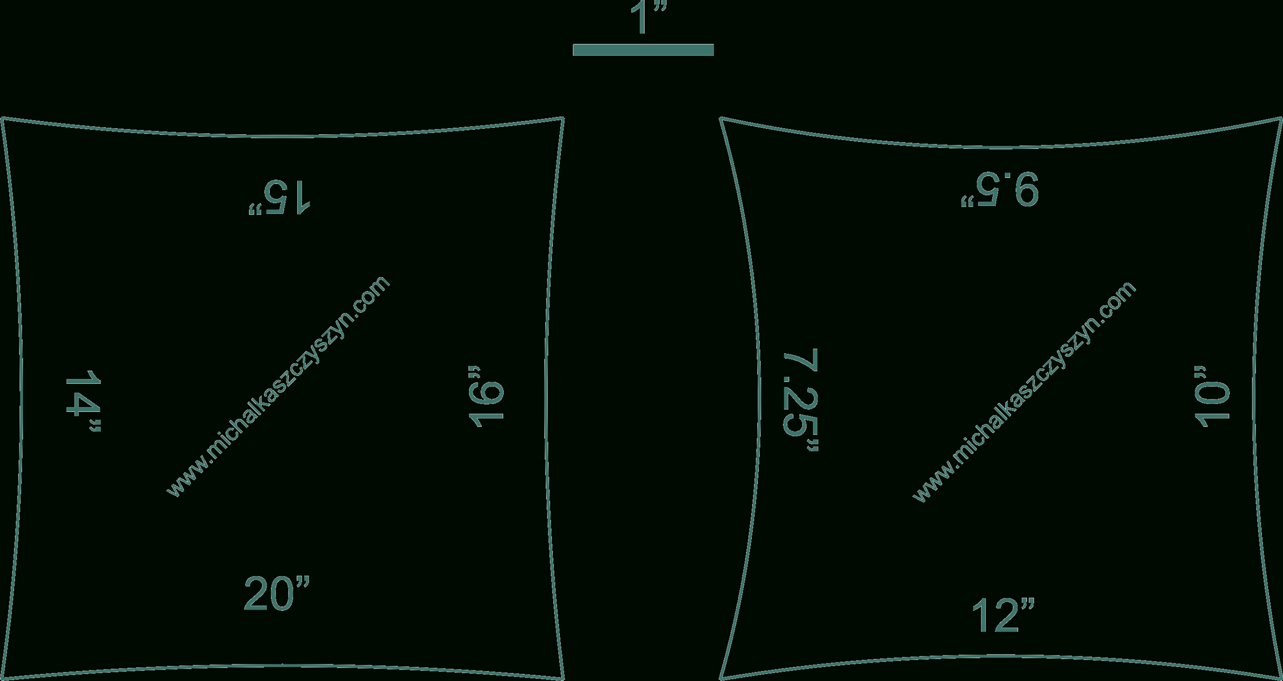 Michałkaszczyszyn » Radius with regard to Fret Calculator Printable Template