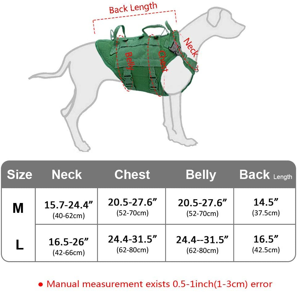 Military Tactical Molle Dog Harness Large Dogs Service Vest throughout Downloadable Free Printable Dog Harness Pattern Free
