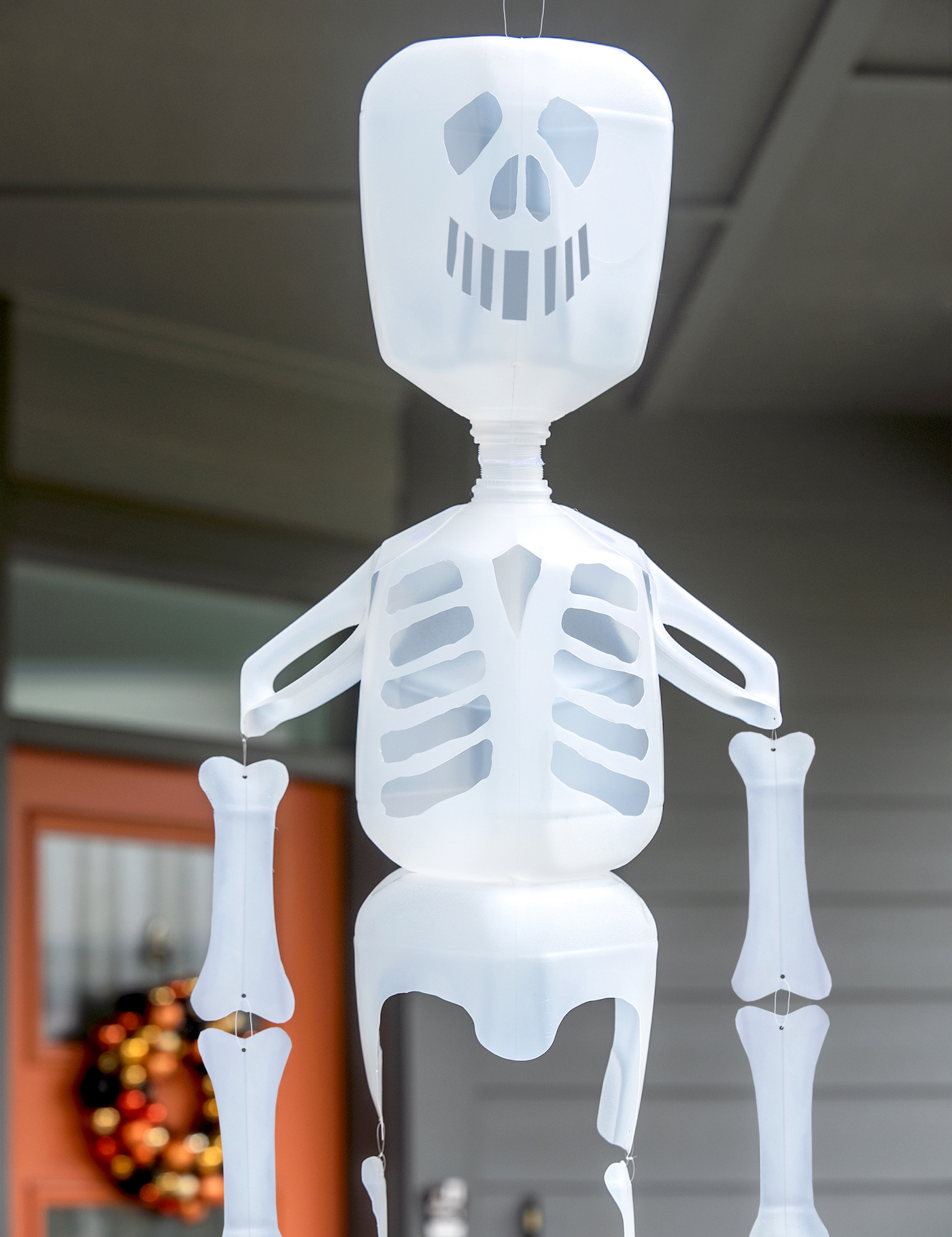Milk Jug Skeleton For Halloween Decor - Diy Candy throughout Printable Milk Jug Skeleton Template