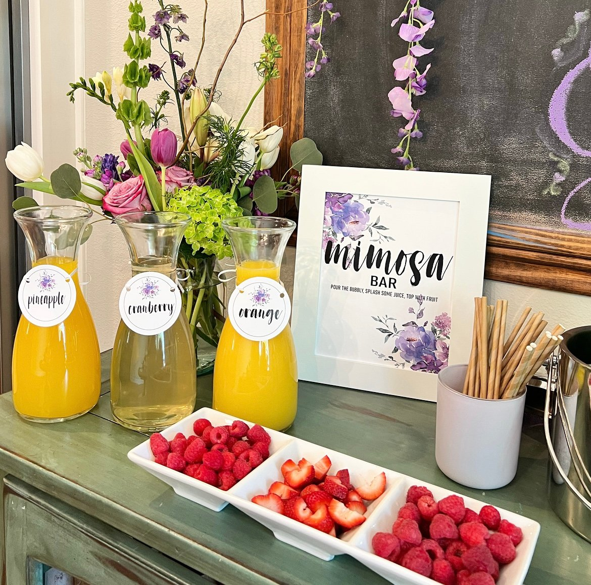 Mimosa Bar Printables for Mimosa Bar Free Printable