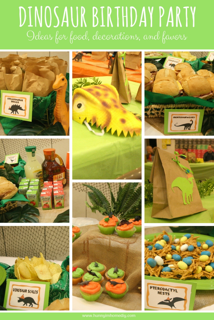 My Dinosaur Birthday Party (And A Freebie!) | within Free Printable Dinosaur Party Food Labels