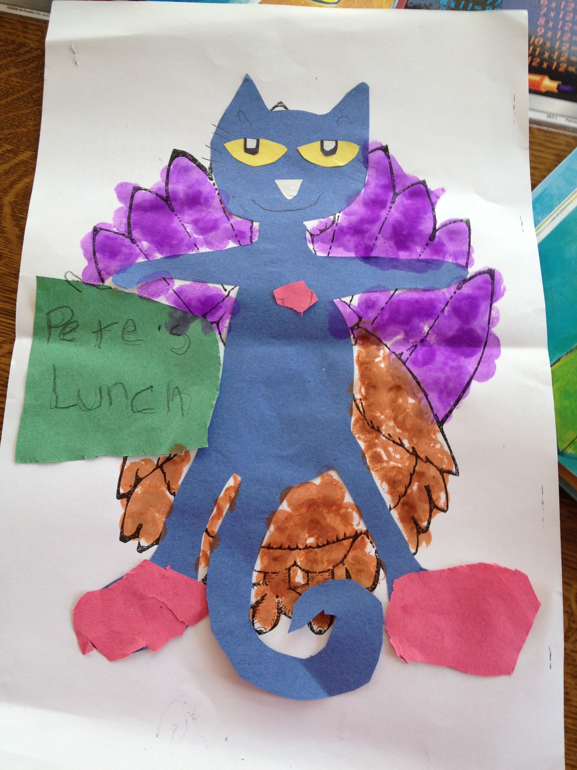 My Kindergartner&amp;#039;S Thanksgiving &amp;quot;Disguise The Turkey&amp;quot; Project with regard to Turkey in Disguise Pete the Cat