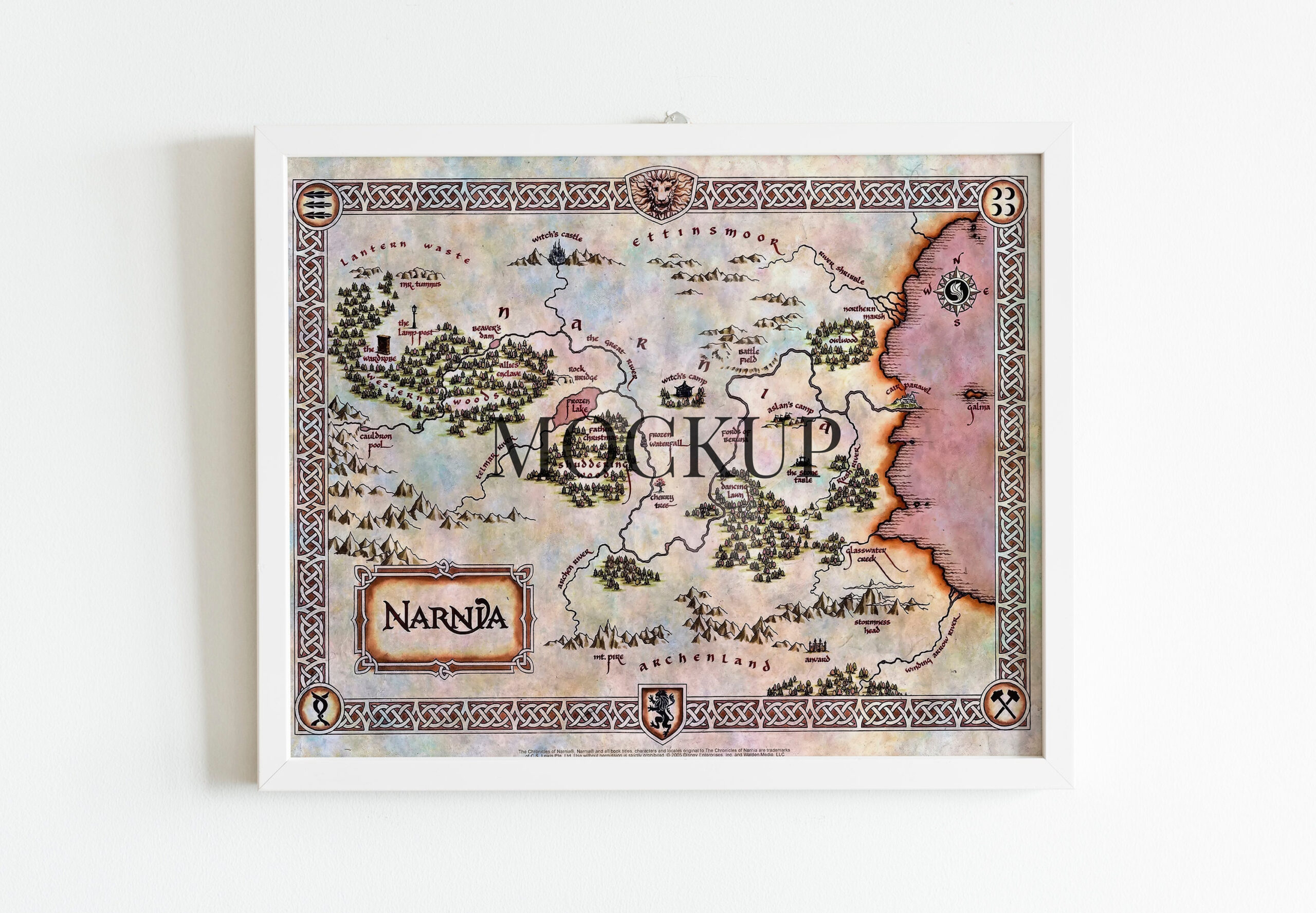 Narnia, Narnia Map, Narnai Printable, Narnia Map Poster, Fantasy within Map Of Narnia Printable