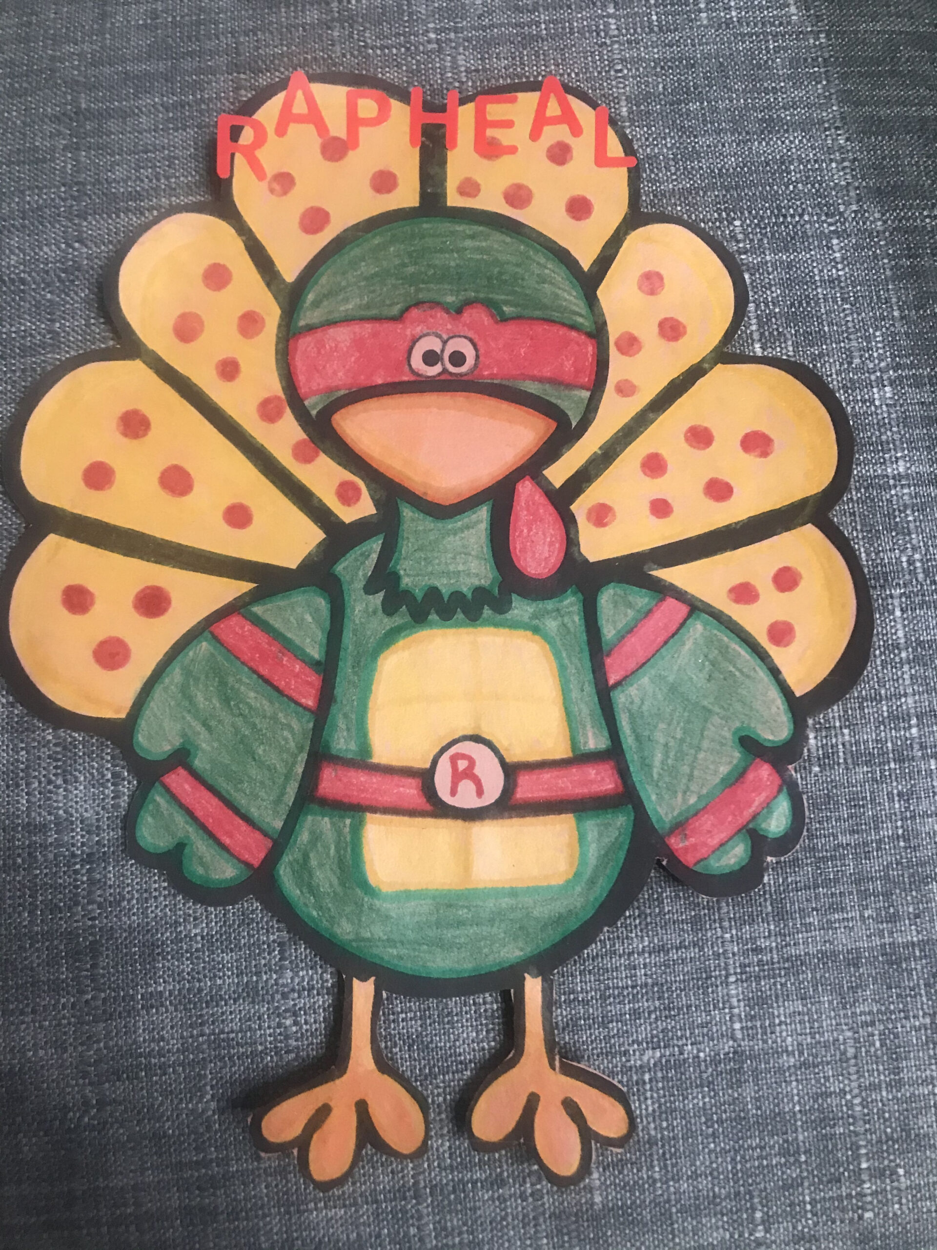 Ninja Turtle Turkey In Disguise intended for Ninja Turtle Turkey in Disguise