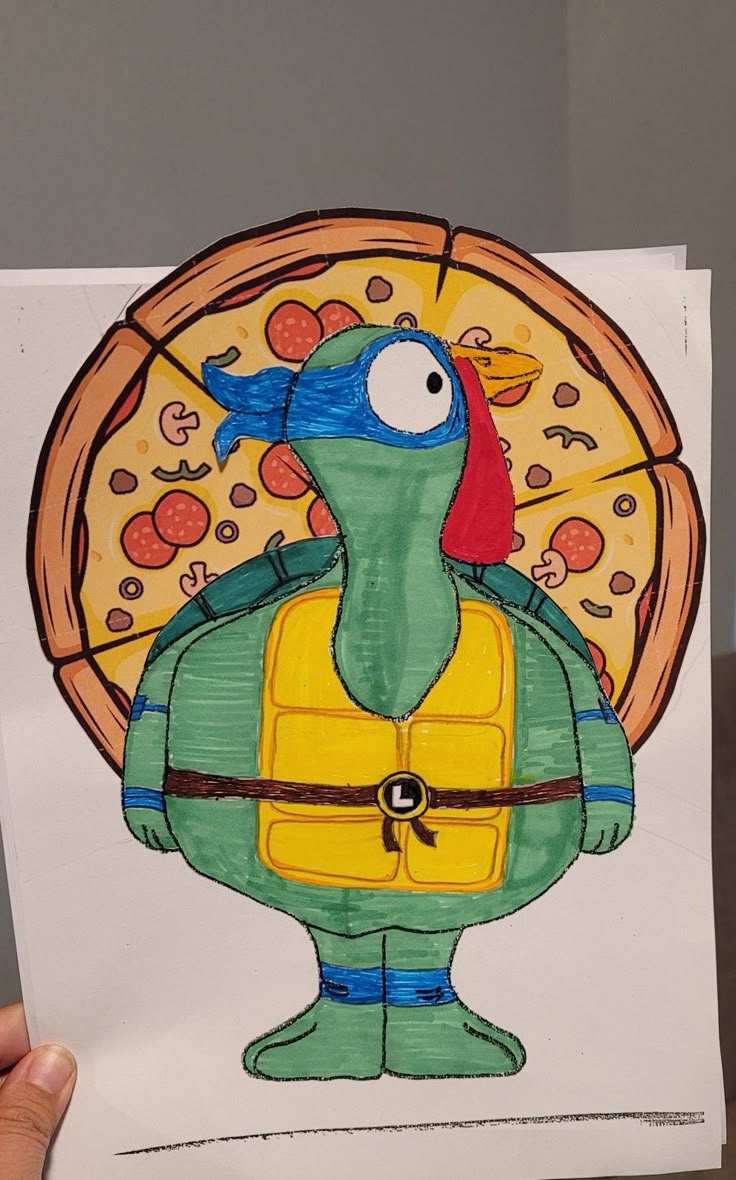 Ninja Turtle Turkey In Disguise pertaining to Turkey In Disguise Turtle