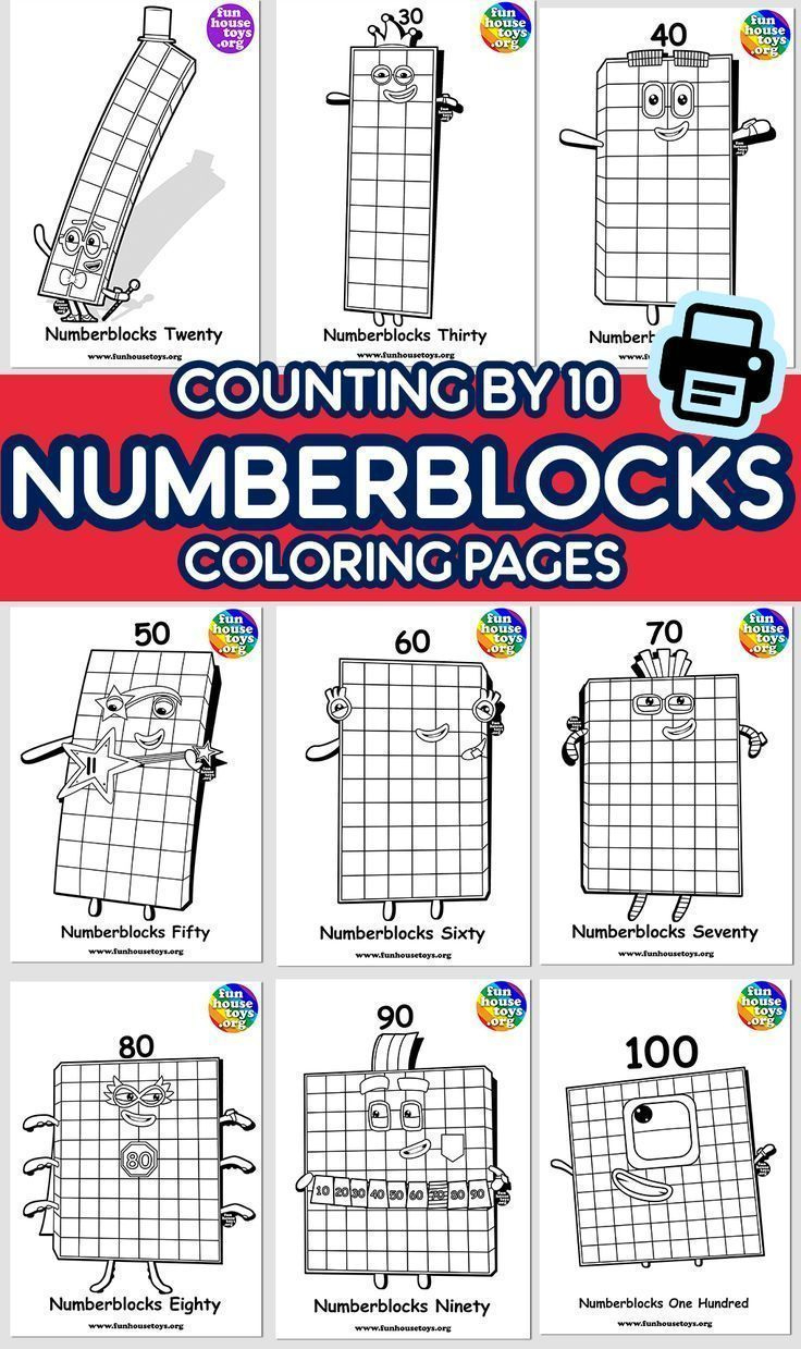 Numberblocks Printables with Numberblocks Printables Free