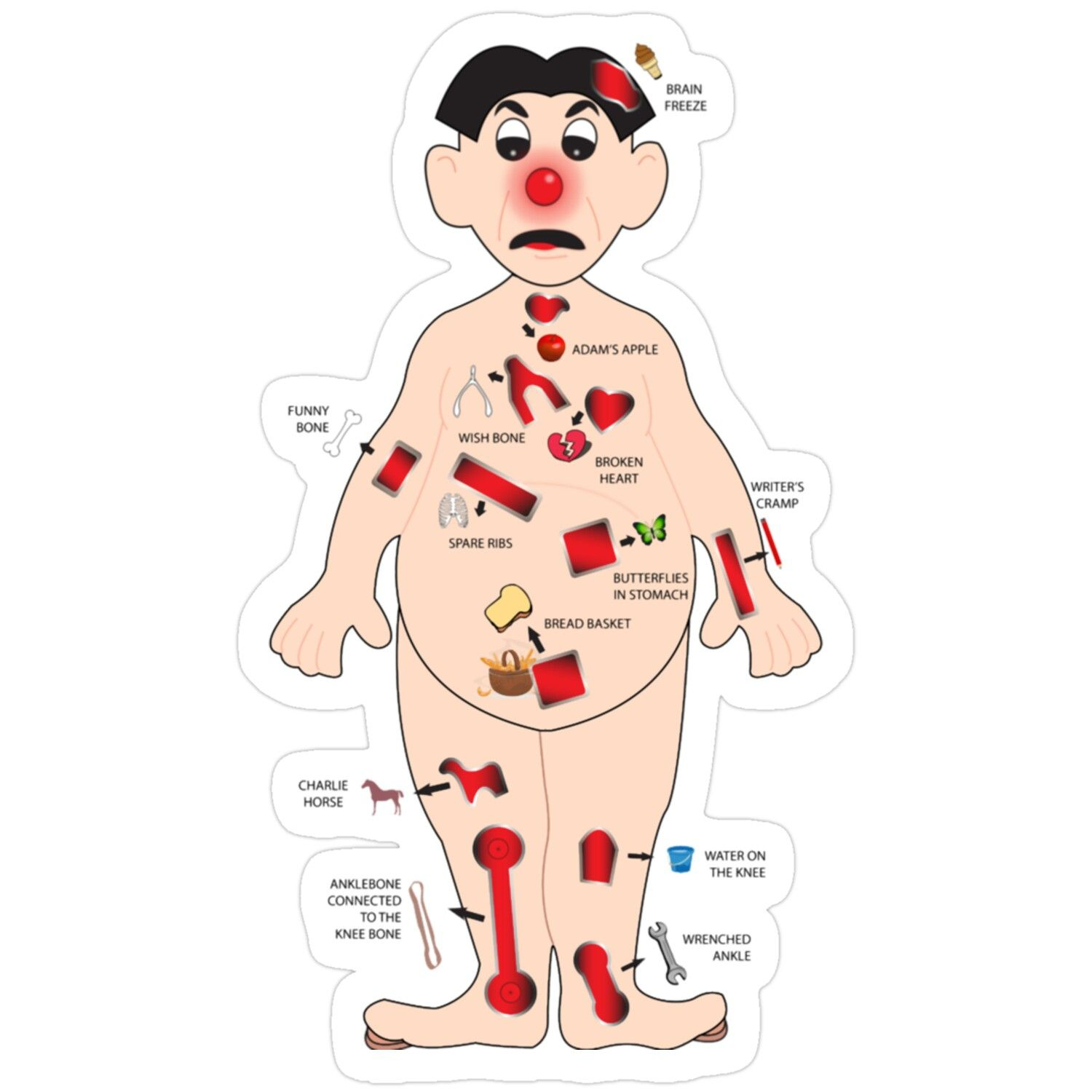 Operation Game Pieces Printable Template - Shop On Pinterest within Operation Game Cards Printable