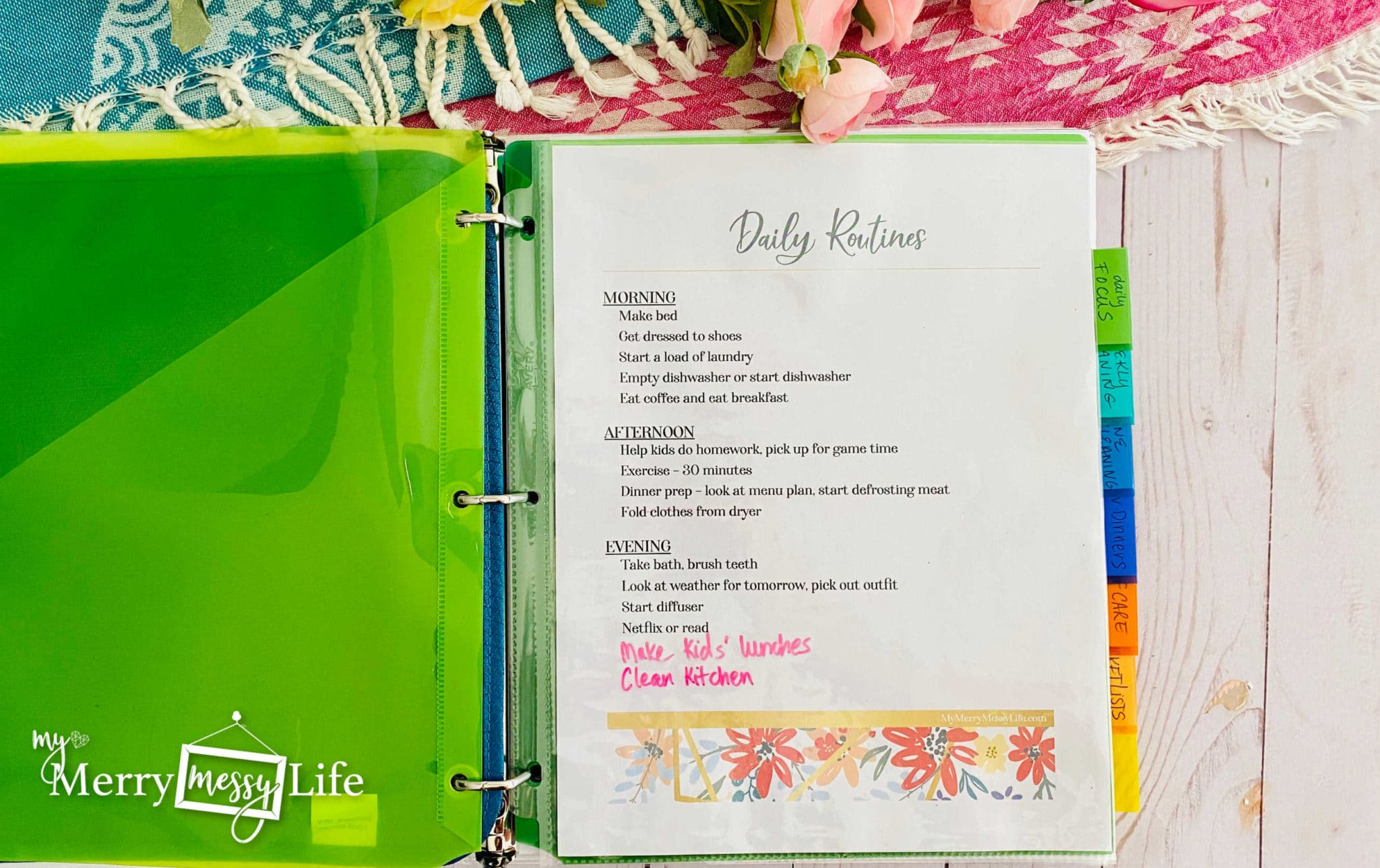 Organize And Clean Your Home With A Flylady Home Control Journal regarding Flylady Printable Control Journal Free