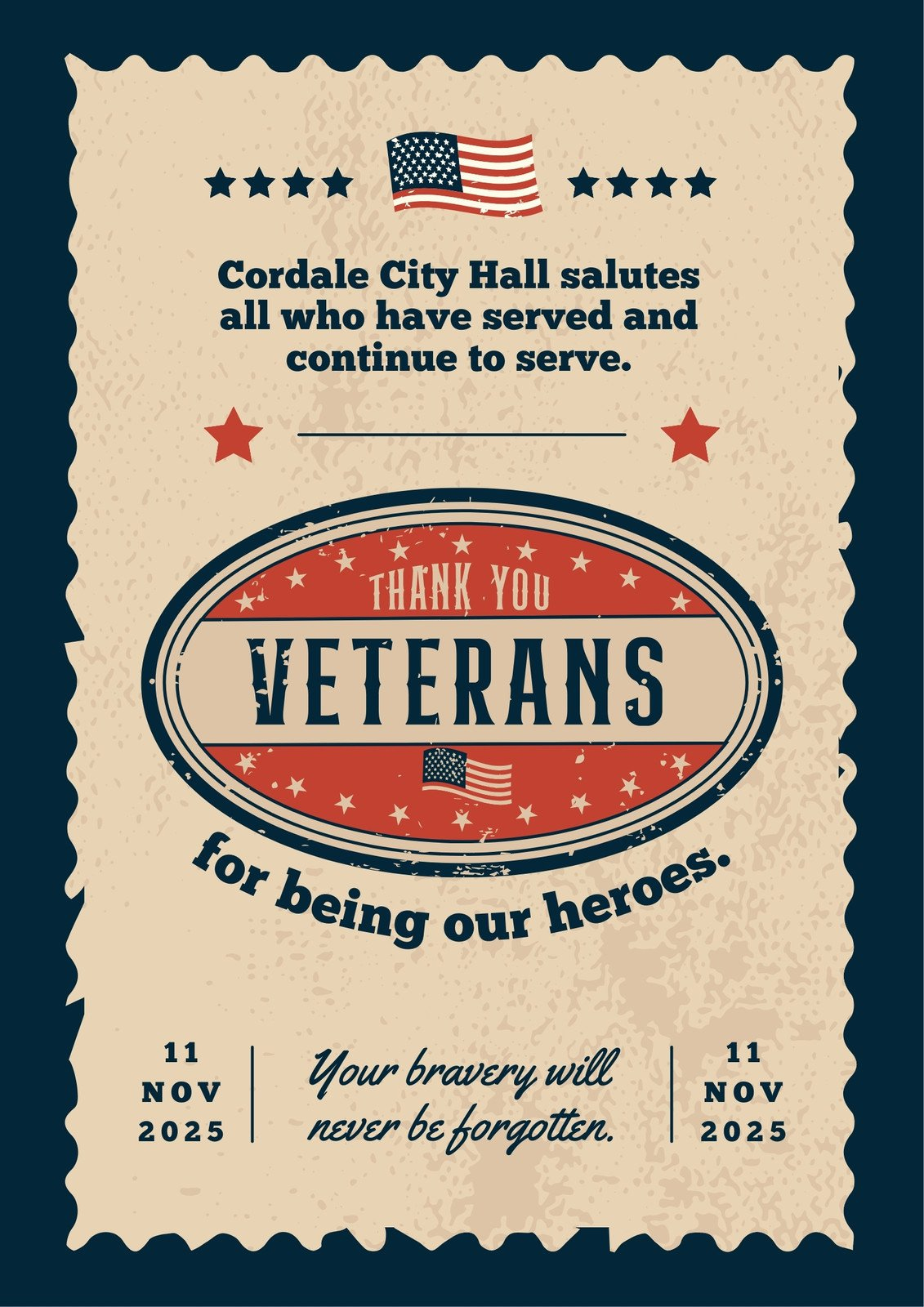 Page 3 - Free And Customizable Veterans Day Templates for Veterans Day Posters Free Printable