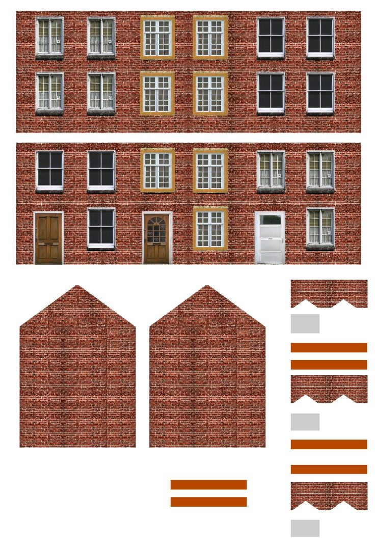 Paper Buildings - 10 Free Pdf Printables | Printablee for Free Printable Ho Scale Buildings