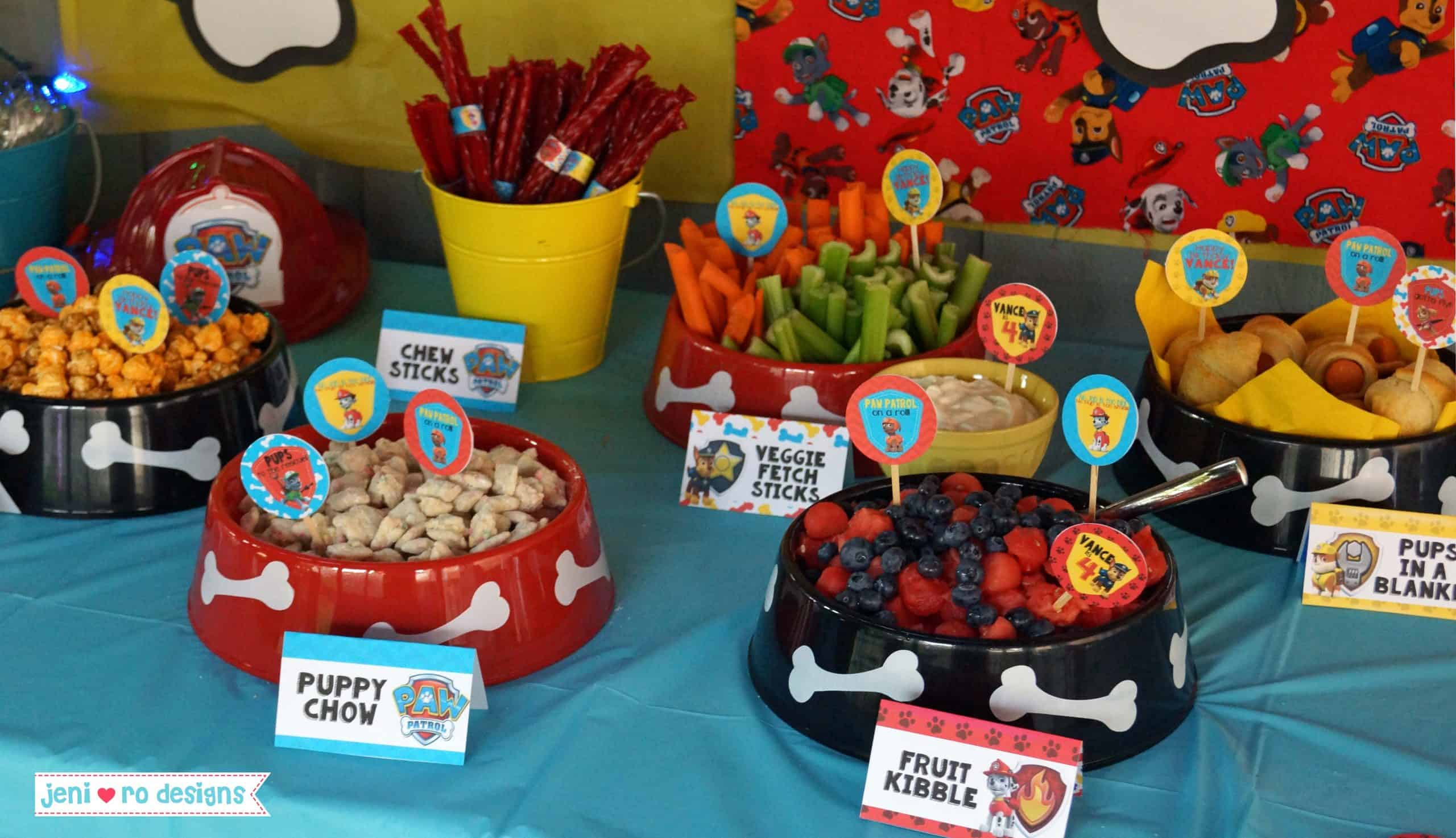 Paw Patrol Printables For Your Pup Loving Kiddo'S Birthday Party! in Paw Patrol Food Labels Free Printables
