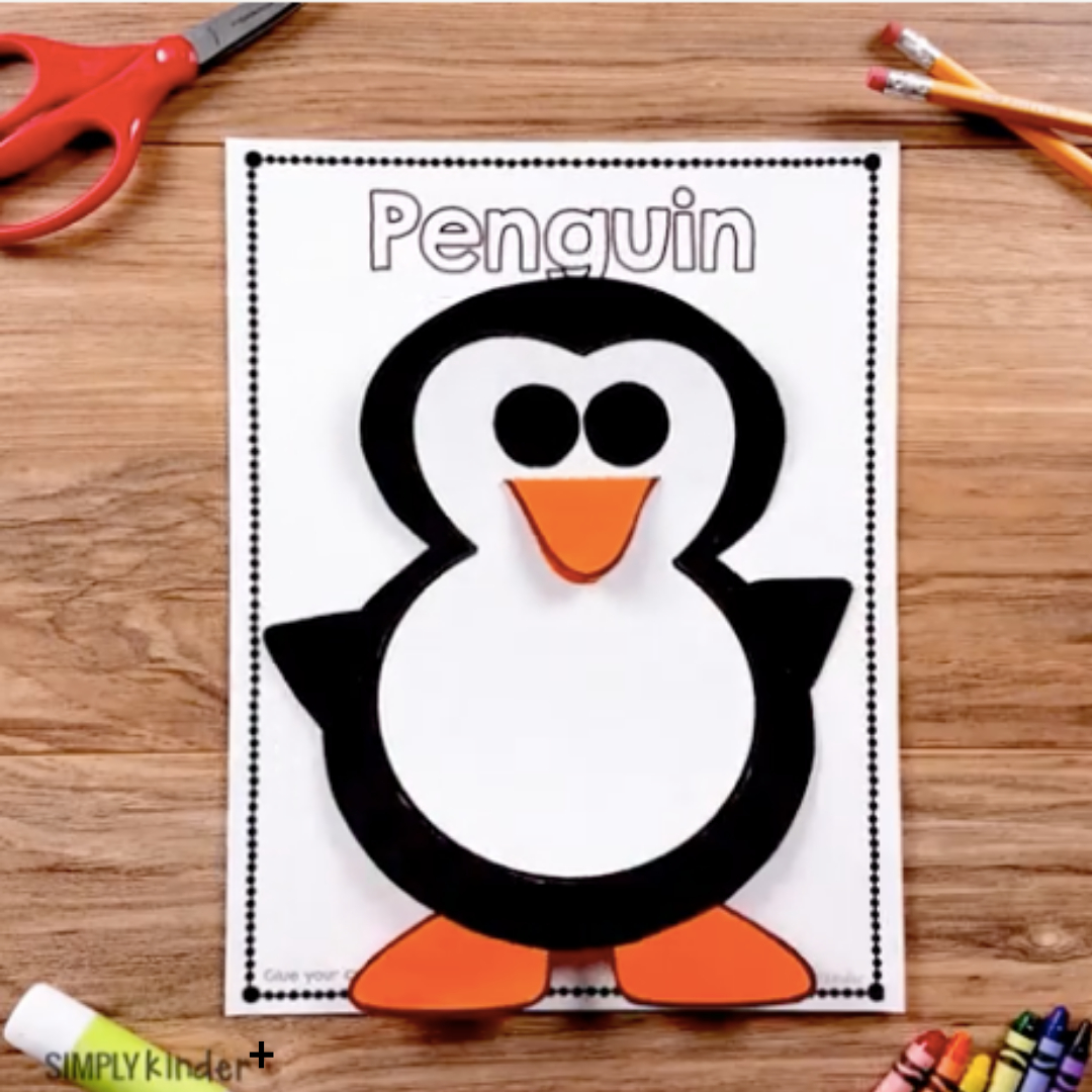 Penguin Craft - Simply Kinder + Printable Membership with regard to Turkey In Disguise Penguin