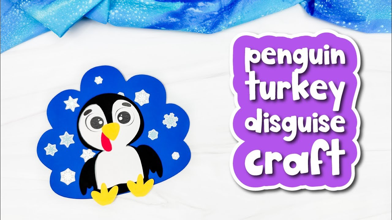 Penguin Turkey Disguise Craft For Kids with regard to Turkey In Disguise Penguin