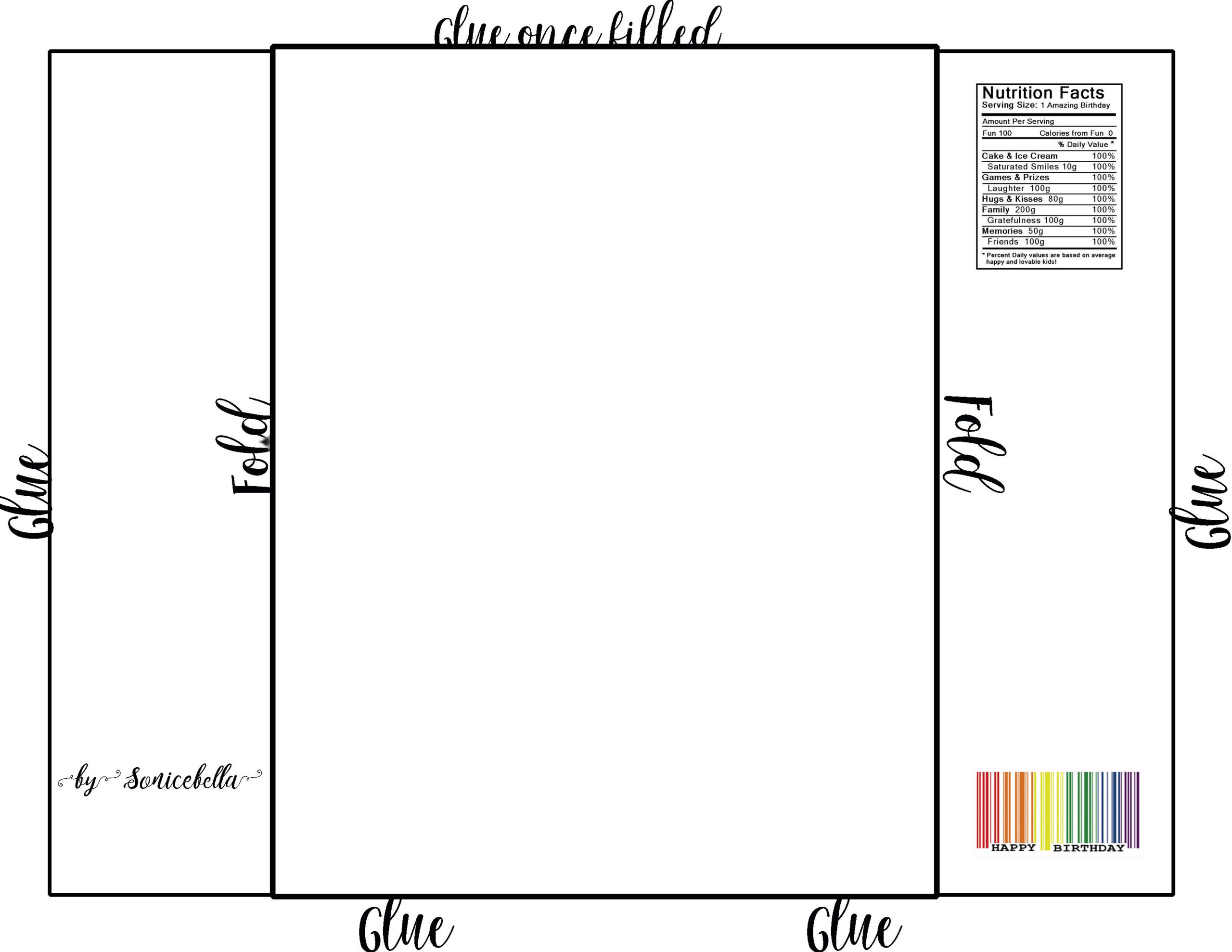 Personalized Chip Bags Template intended for Free Template Printable Chip Bag Template