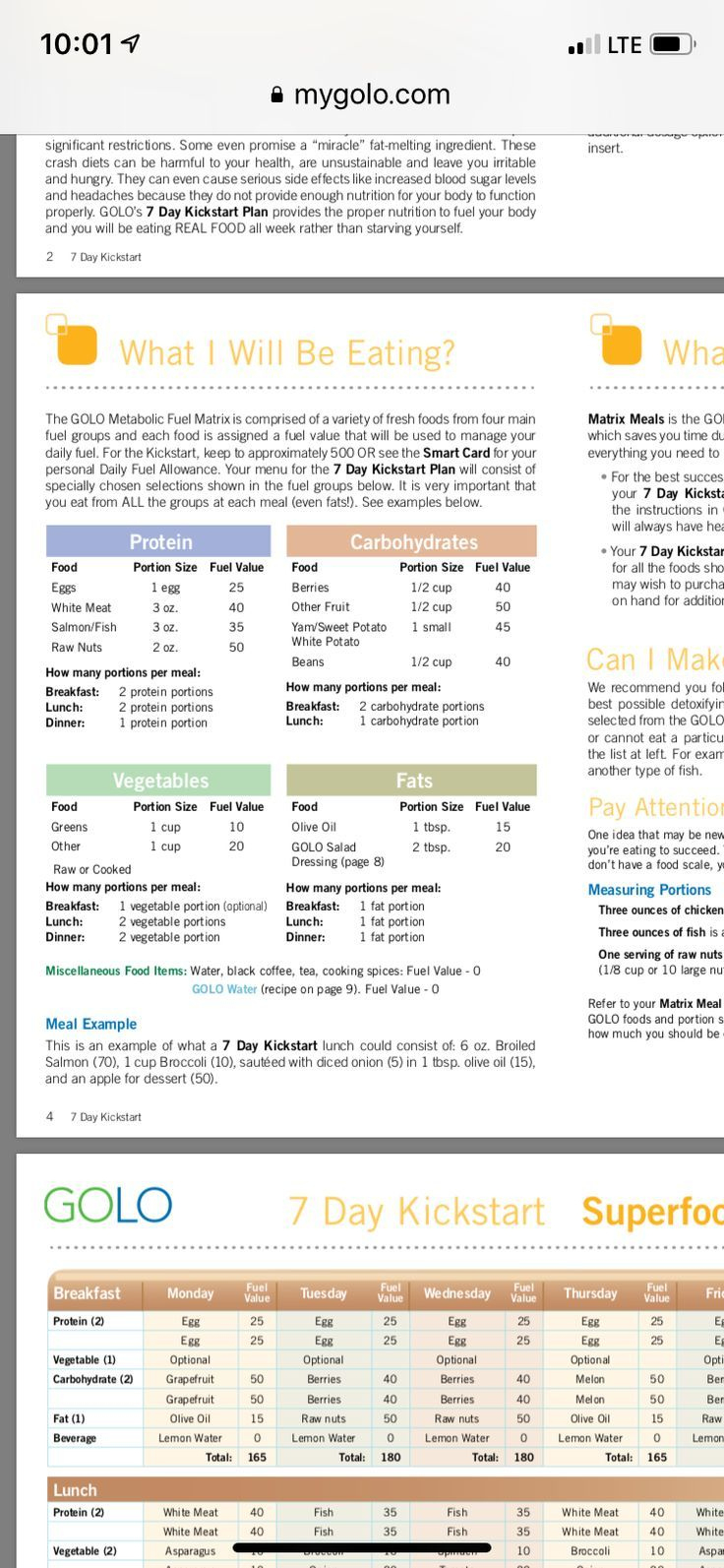 Pin On Golo Recipes with Golo Recipes Free Printable
